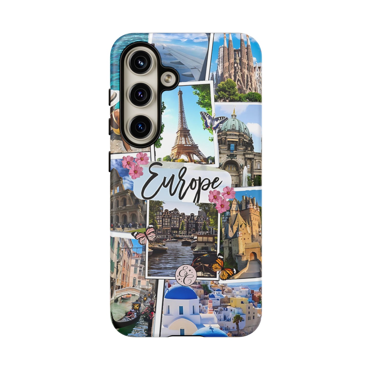 Europe Travel Collage Tough Phone Case