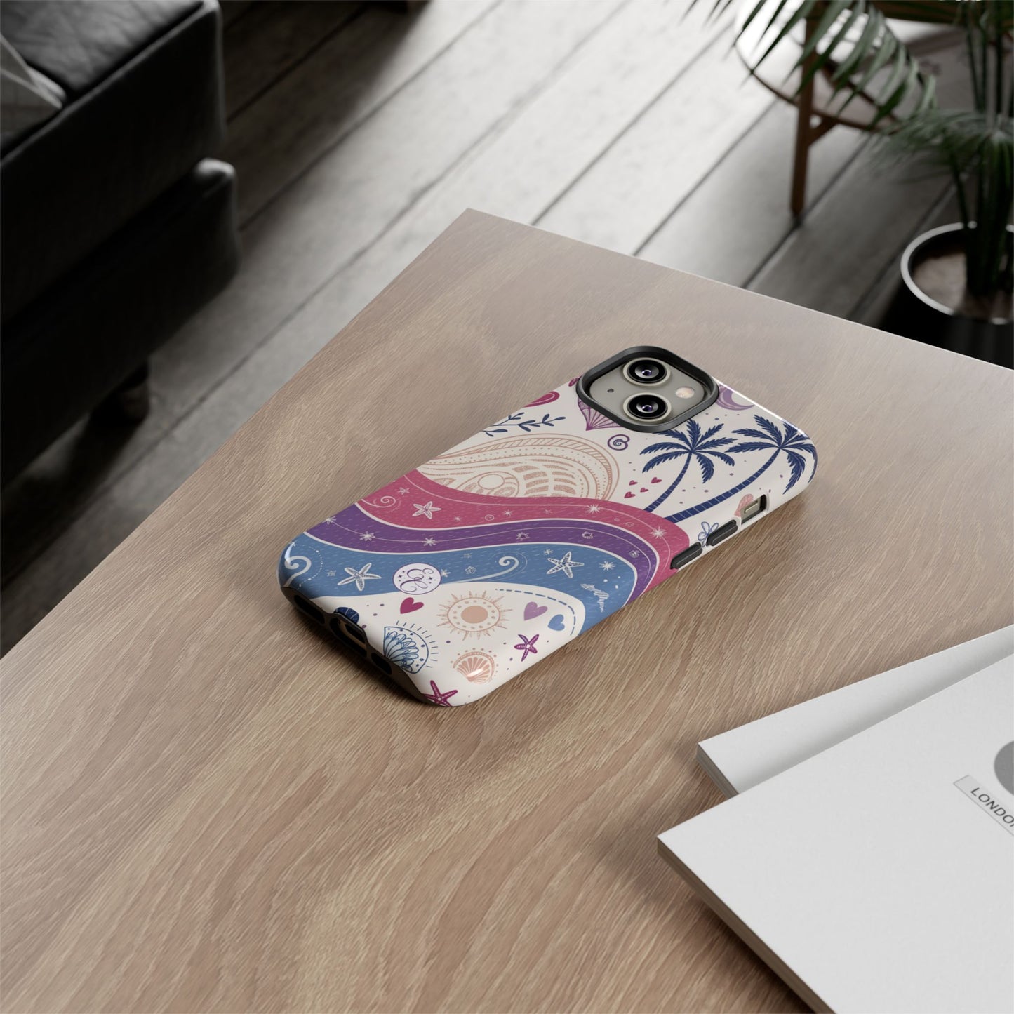 Bisexual Pride Boho Beach Tough Phone Case