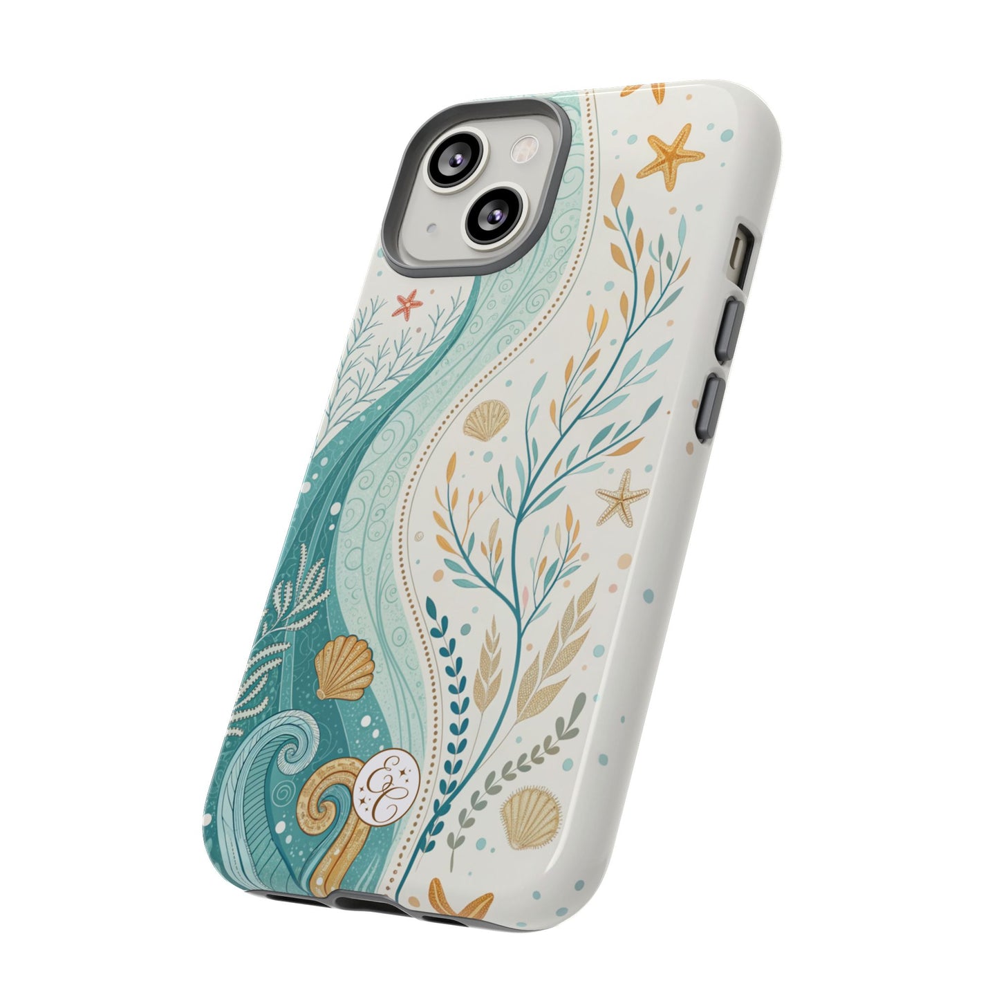 Ocean Boho Doodle Tough Phone Case