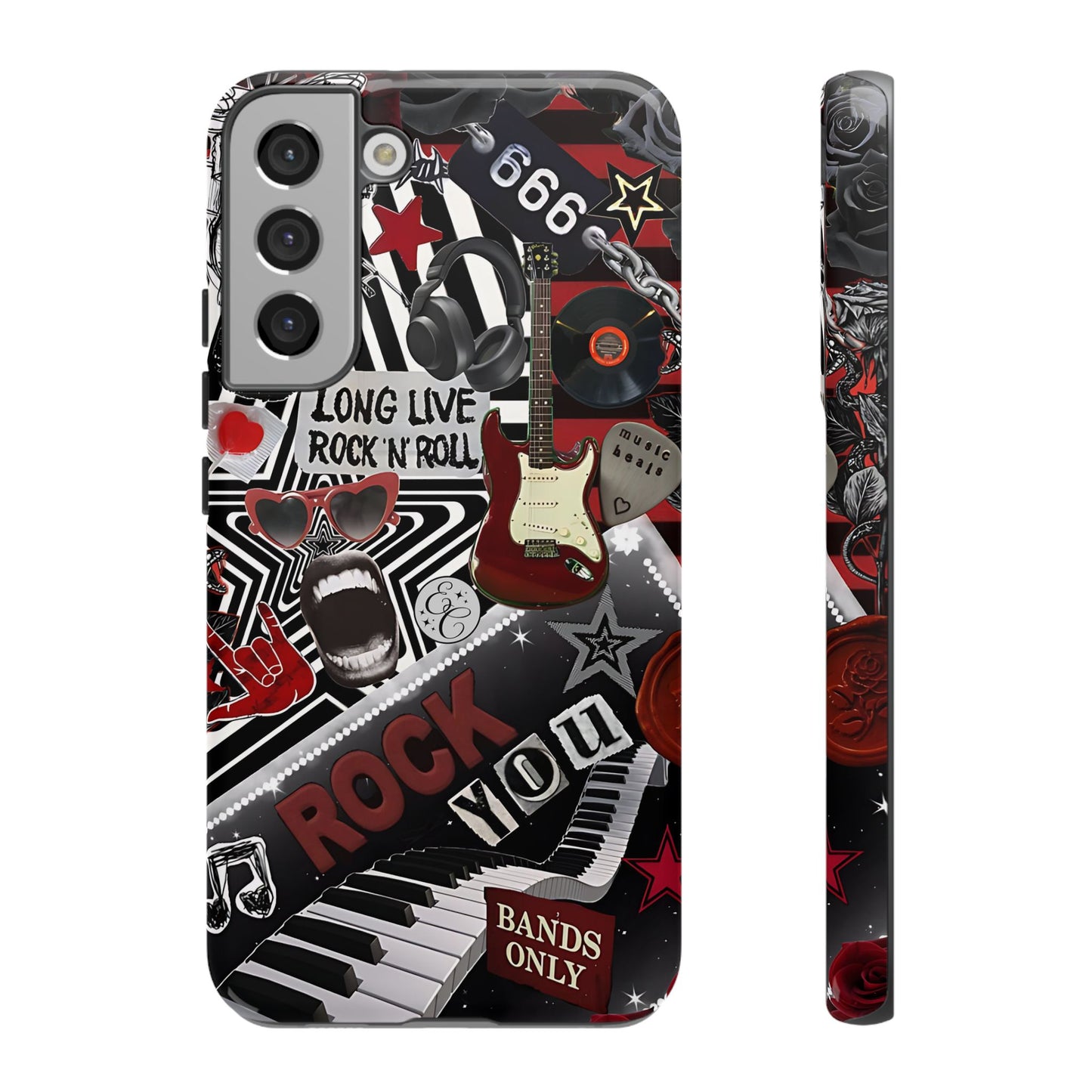 Rock and Roll Collage Tough Phone Case