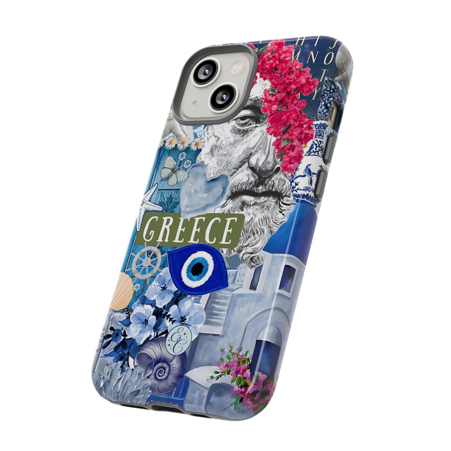 Greek Summer Collage Tough Phone Case