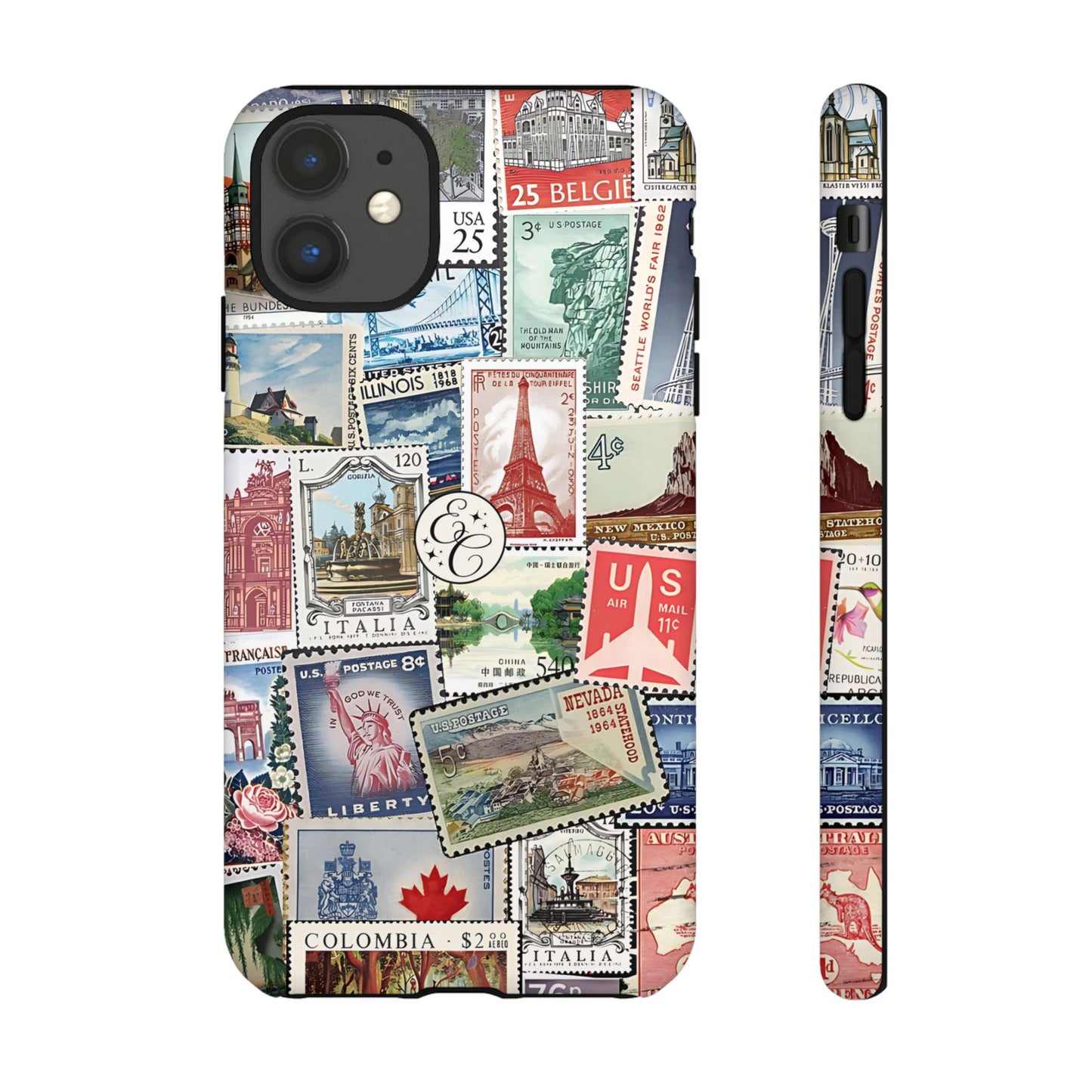 Vintage Stamp Collection Tough Phone Case