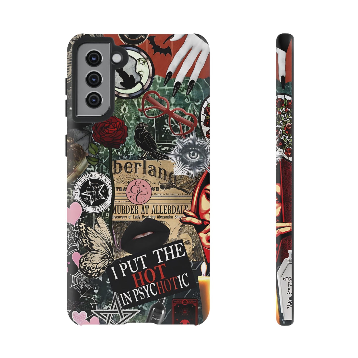 Gothic Collage Tough Phone Case
