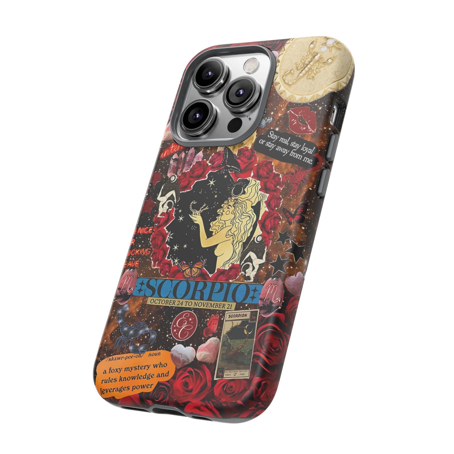 Scorpio Zodiac Star Sign Tough Phone Case