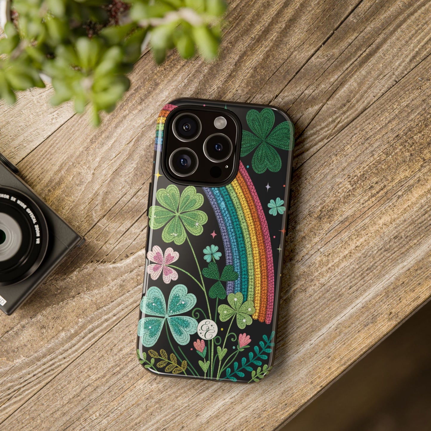 Rainbow & Shamrock Tough Phone Case