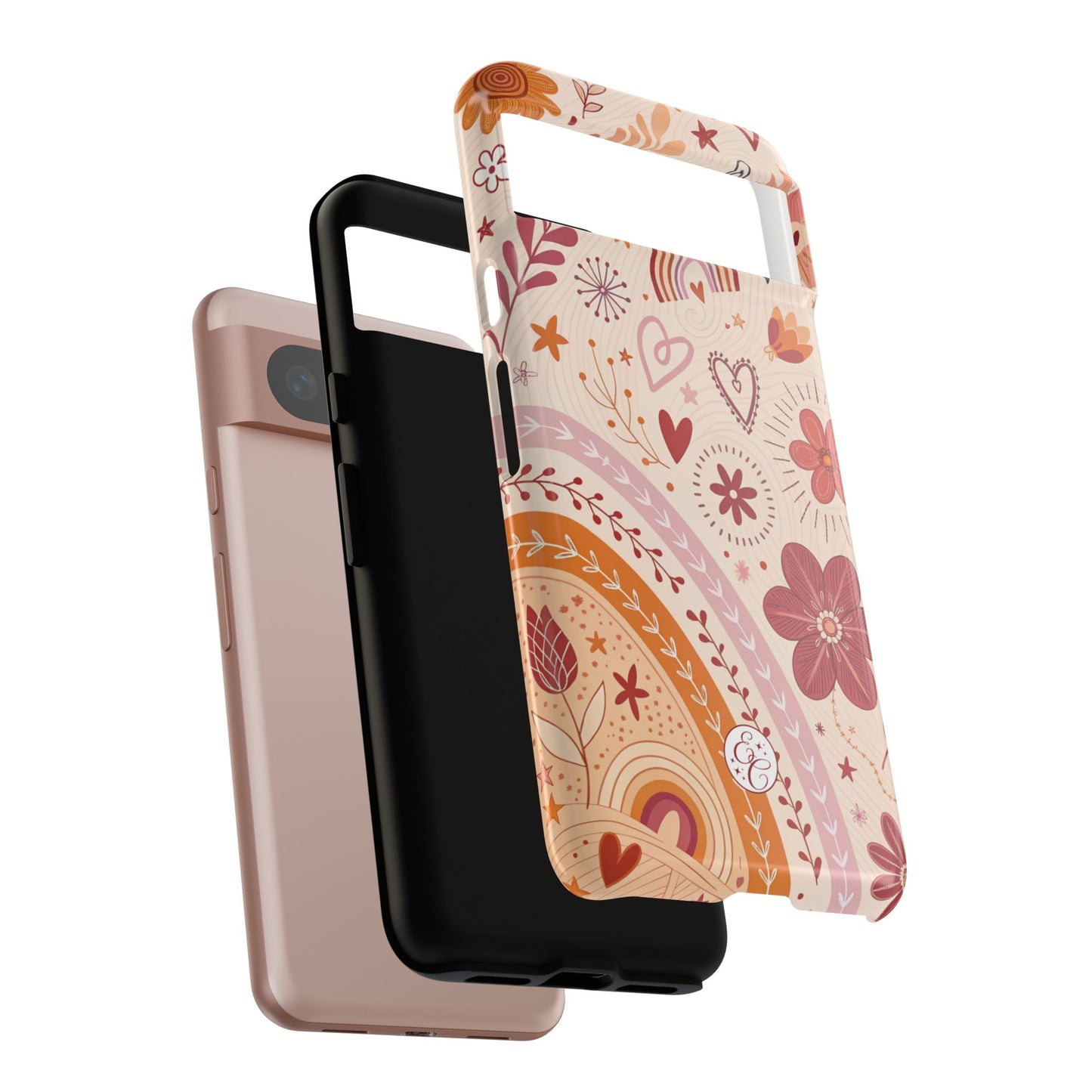 Lesbian Boho Doodle Tough Phone Case