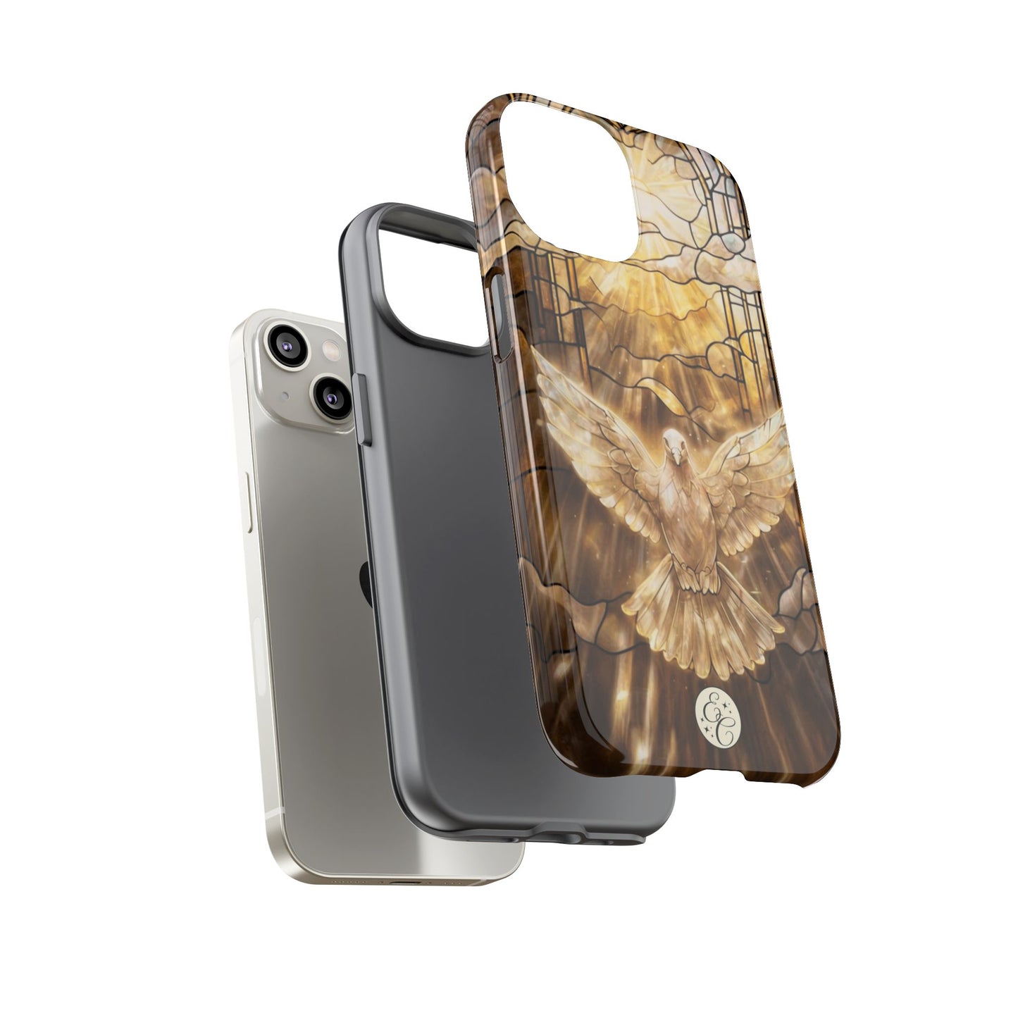 Holy Spirit Stained Glass Tough Phone Case
