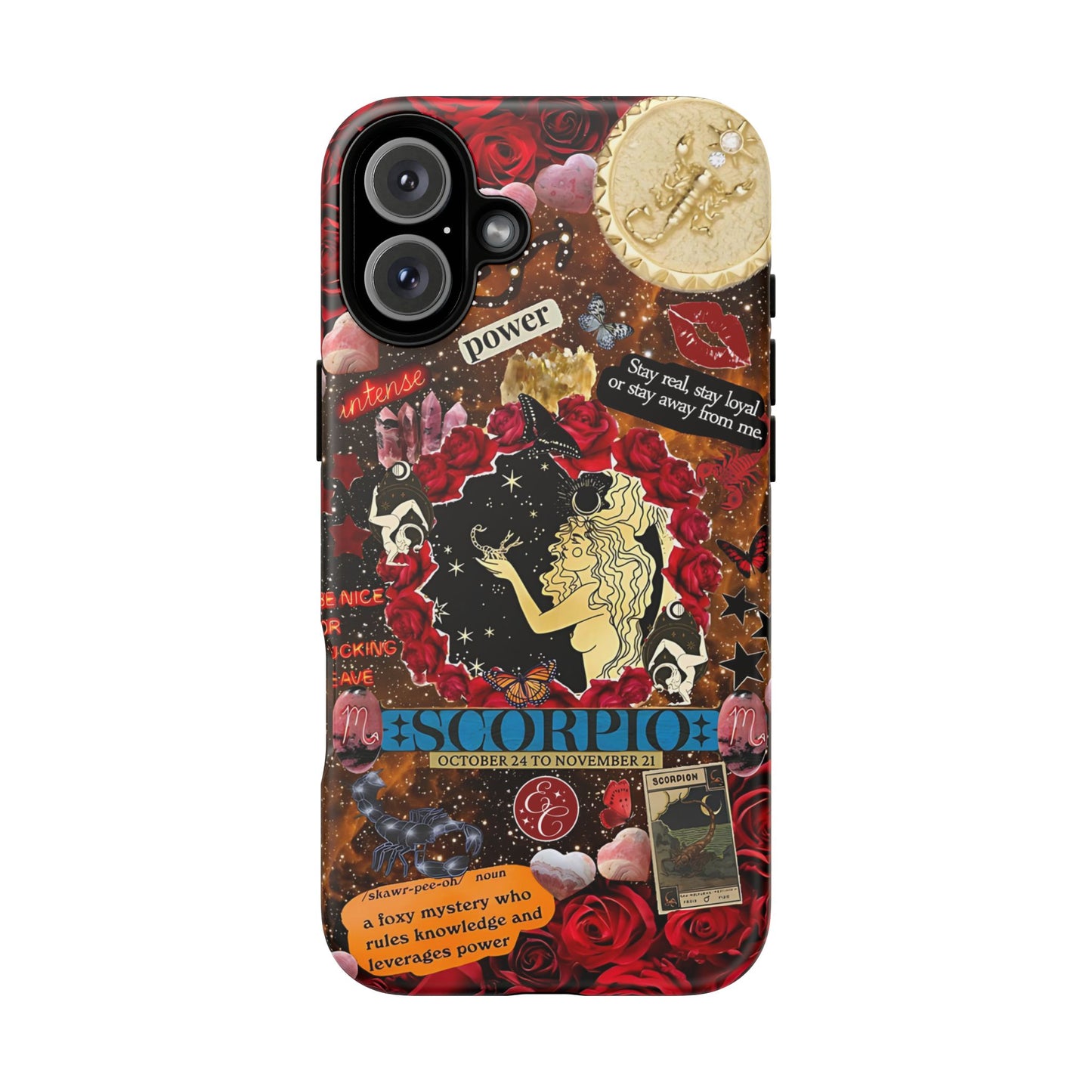 Scorpio Zodiac Star Sign Tough Phone Case