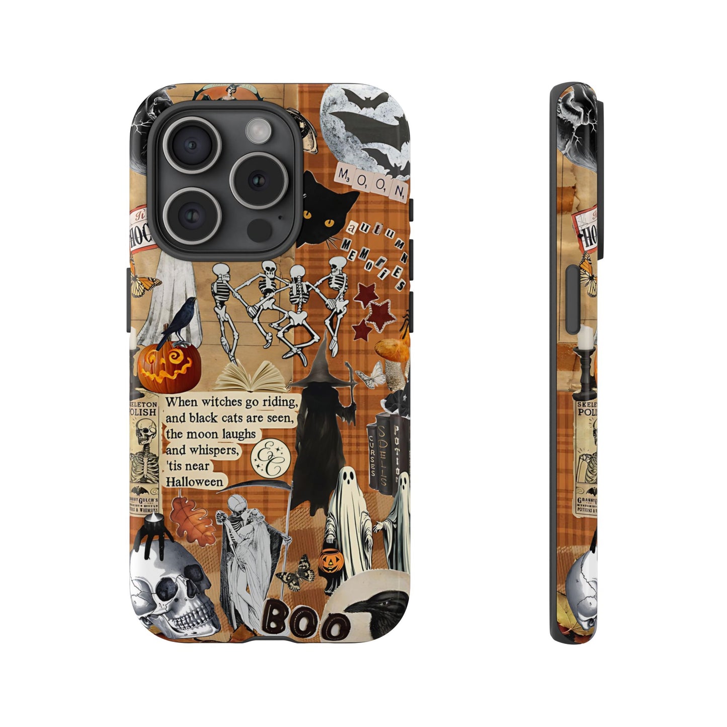 Halloween Spooky Collage Tough Phone Case