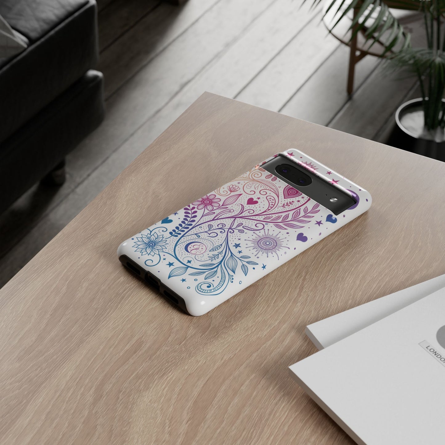 Subtel Bisexual Boho Doodle Tough Phone Case
