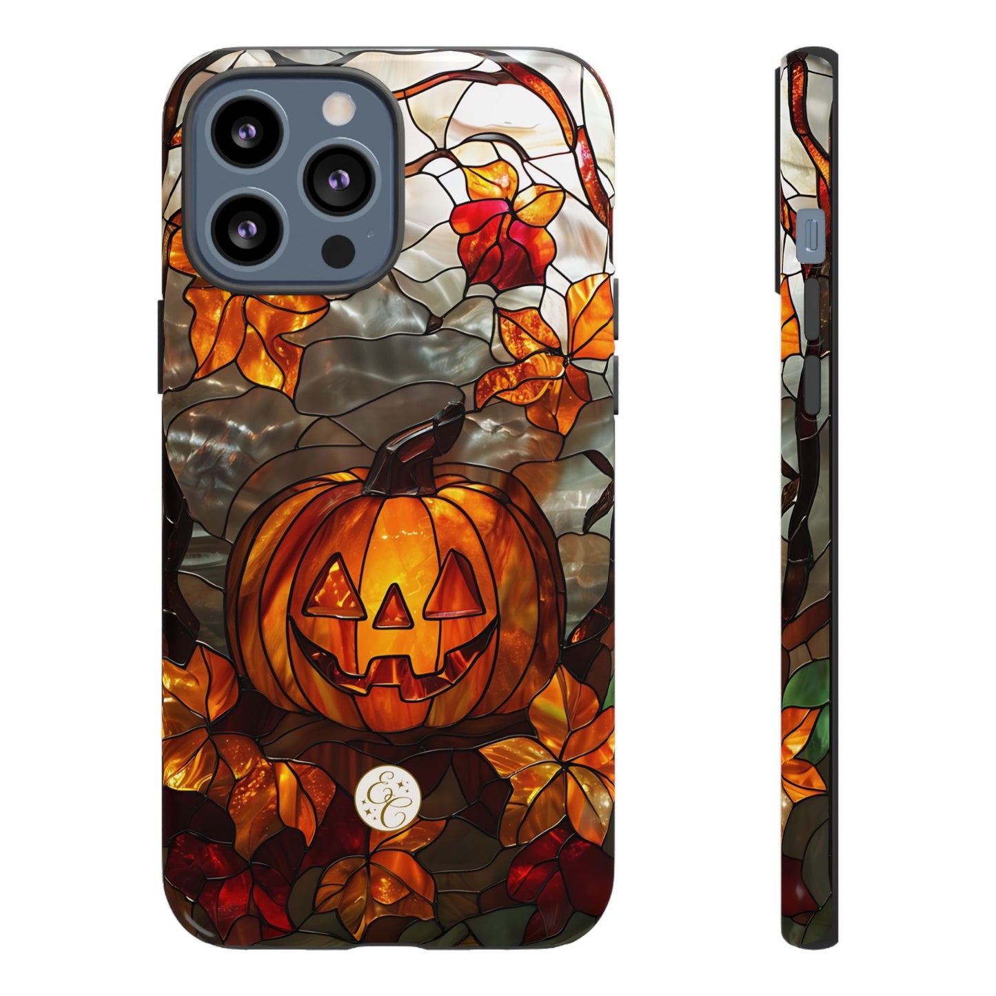 Stained Glass Pumpkin Tough Phone Case