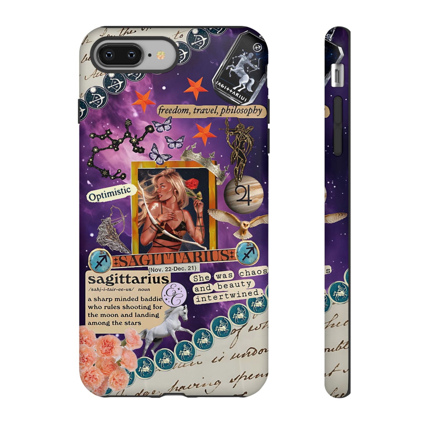 Sagittarius Zodiac Star Sign Tough Phone Case