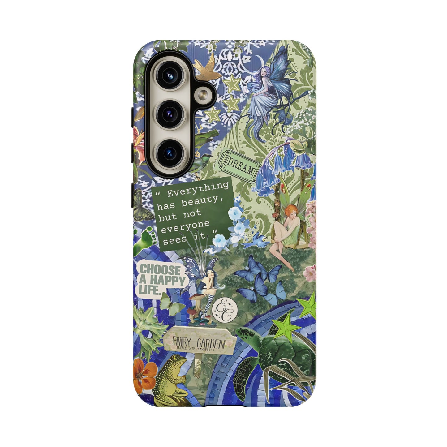 Fairy Garden Collage Tough Phone Case