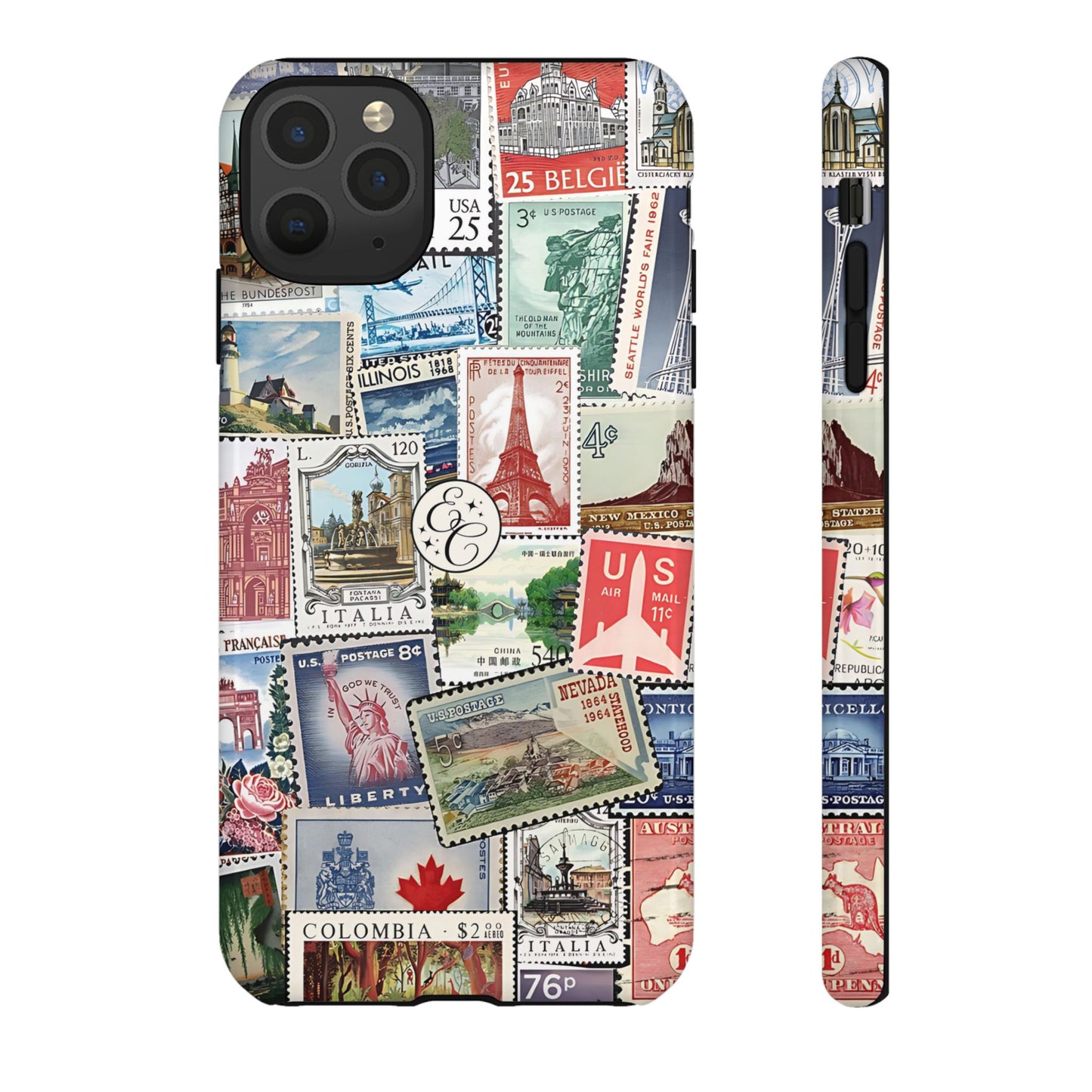 Vintage Stamp Collection Tough Phone Case
