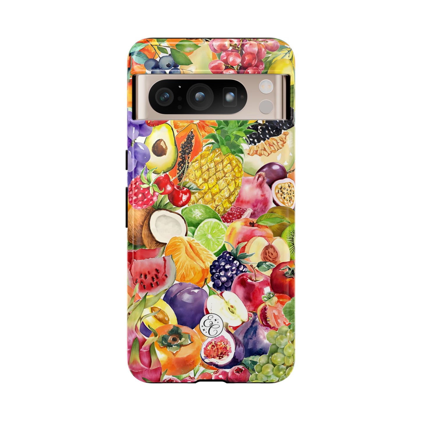 Colorful Fruits Collage Tough Phone Case