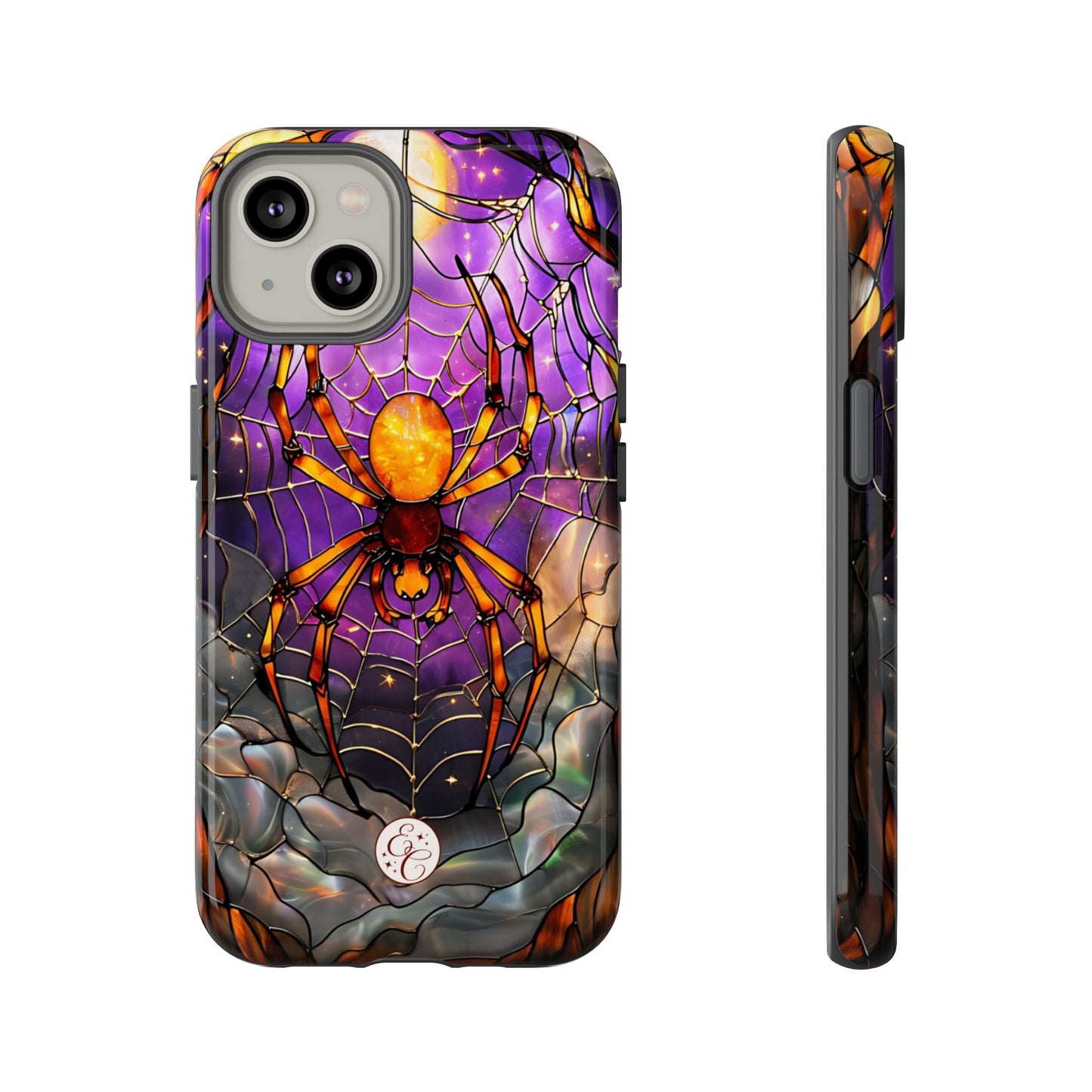 Stained Glass Spider Tough Phone Case