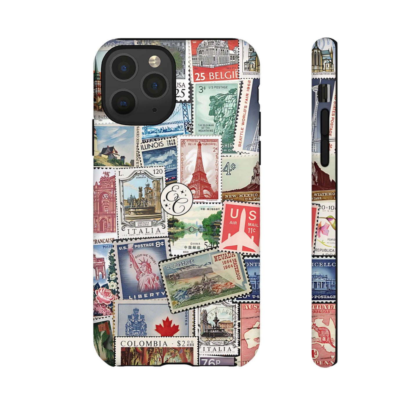 Vintage Stamp Collection Tough Phone Case