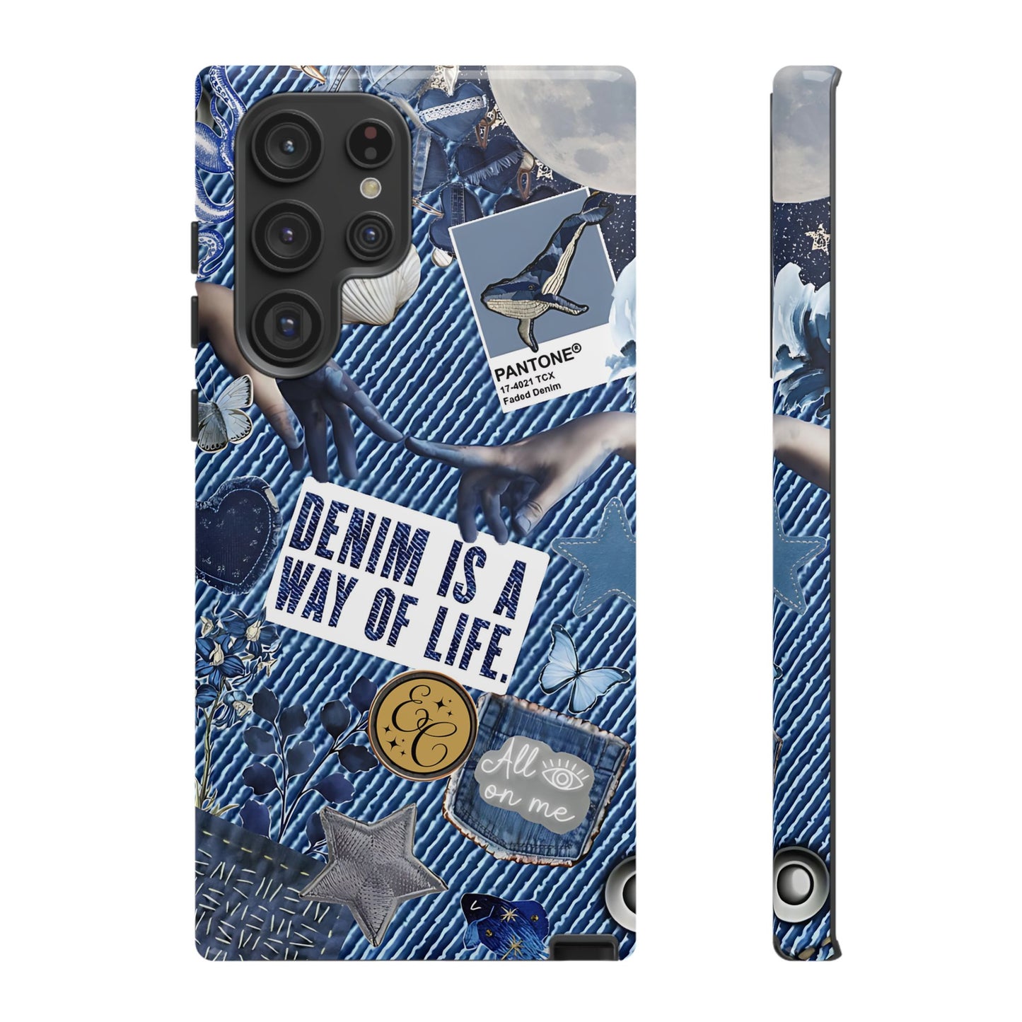 Denim Texture Tough Phone Case