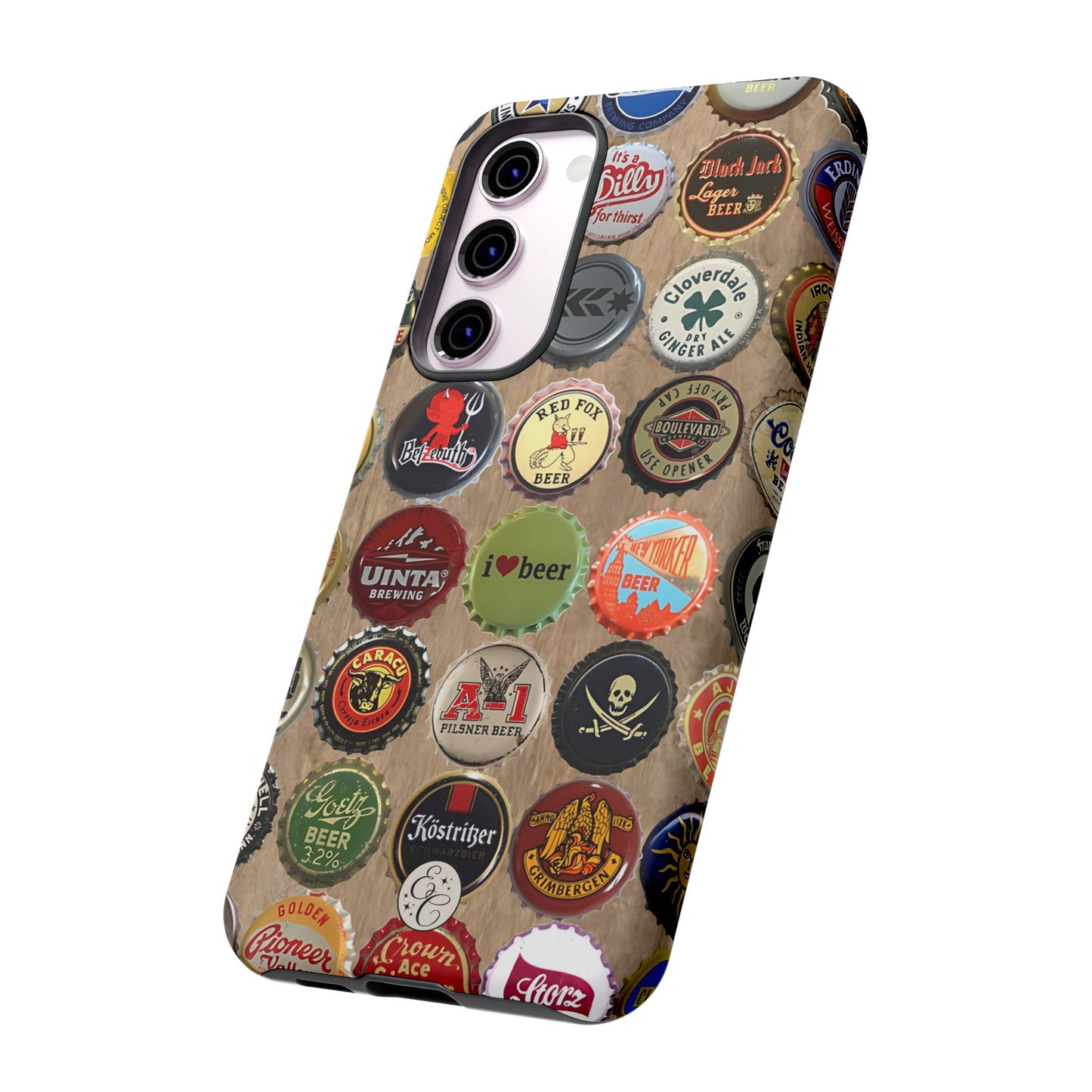Beer Bottle Caps Tough Phone Case