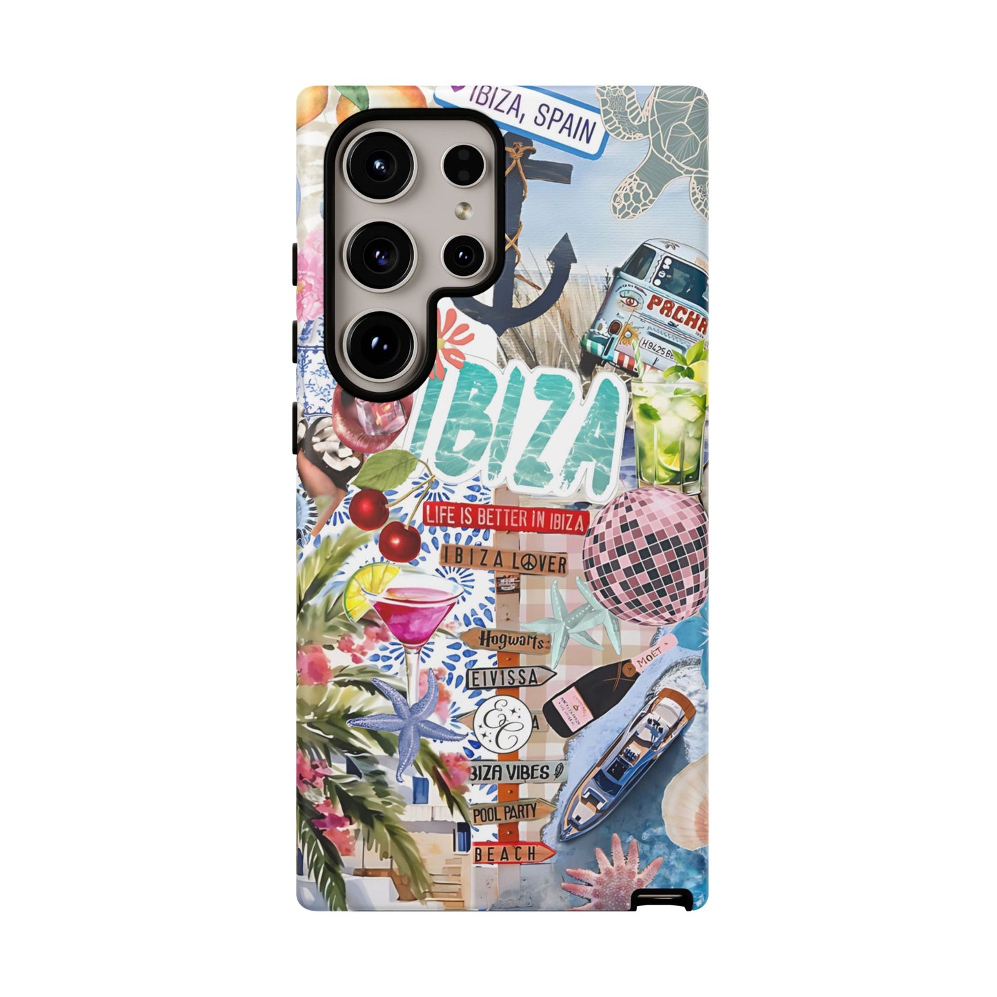 Ibiza Summer Vibes Collage Tough Phone Case