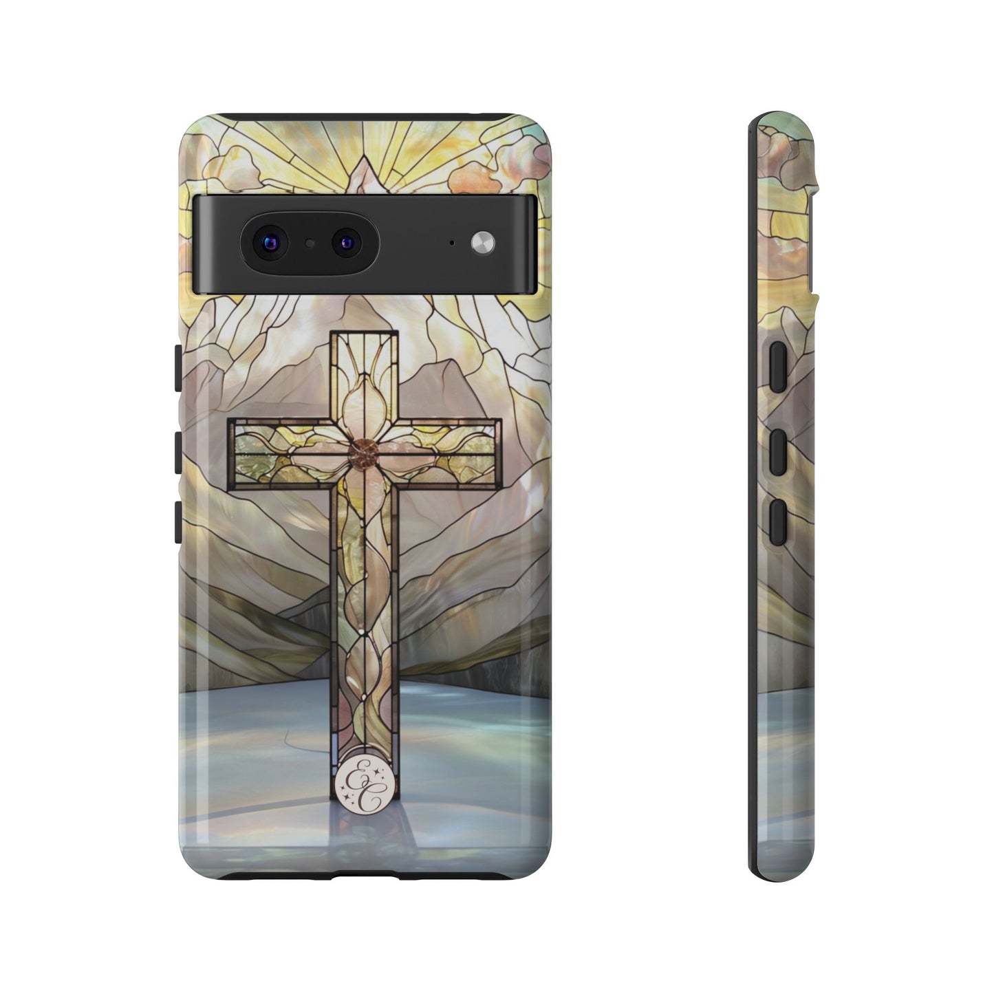 Stained Glass Cross Tough Phone Case