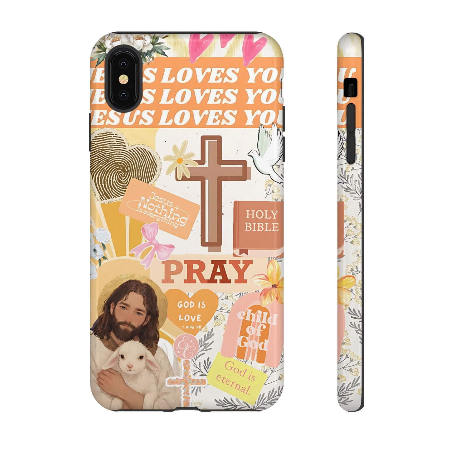 Christian Collage Tough Phone Case