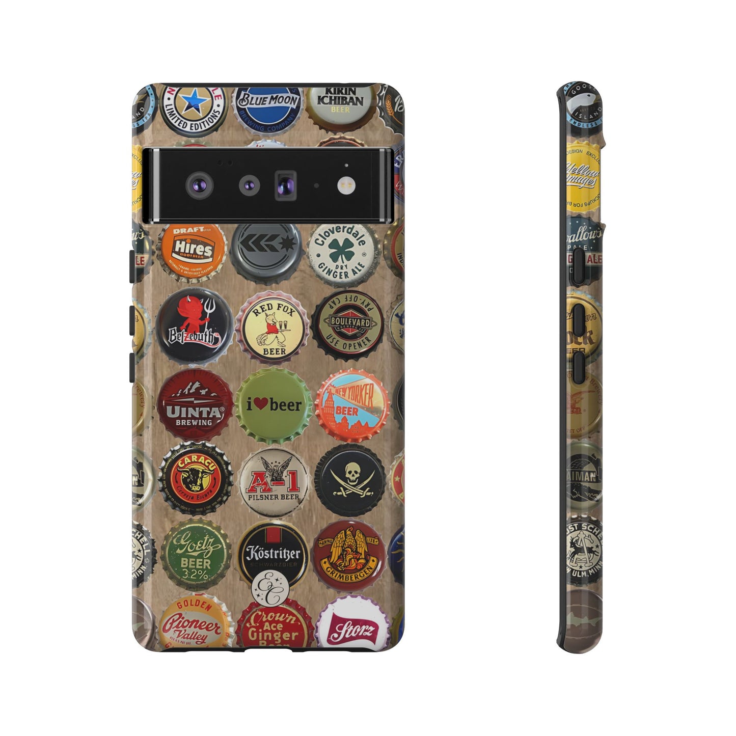 Beer Bottle Caps Tough Phone Case