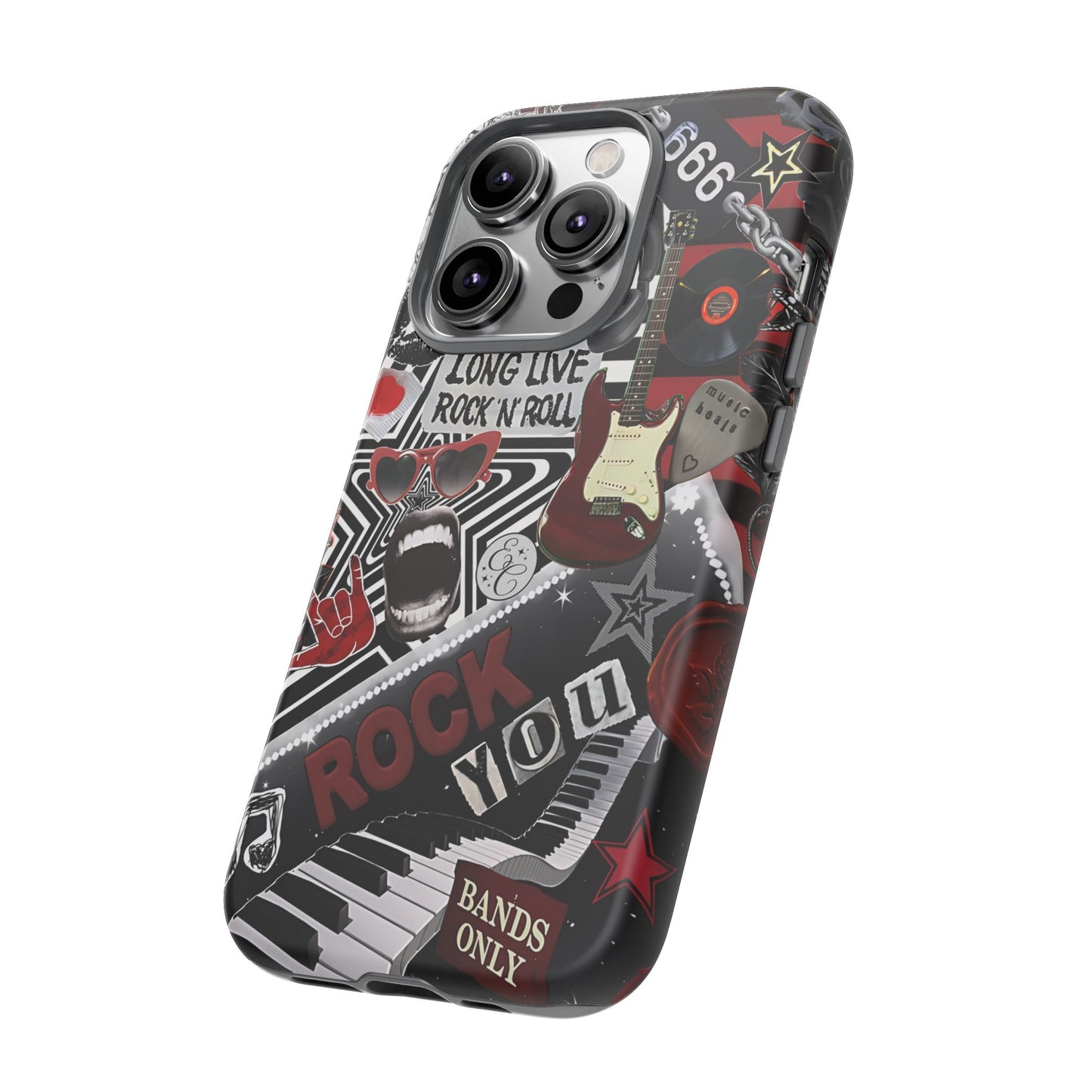 Rock and Roll Collage Tough Phone Case