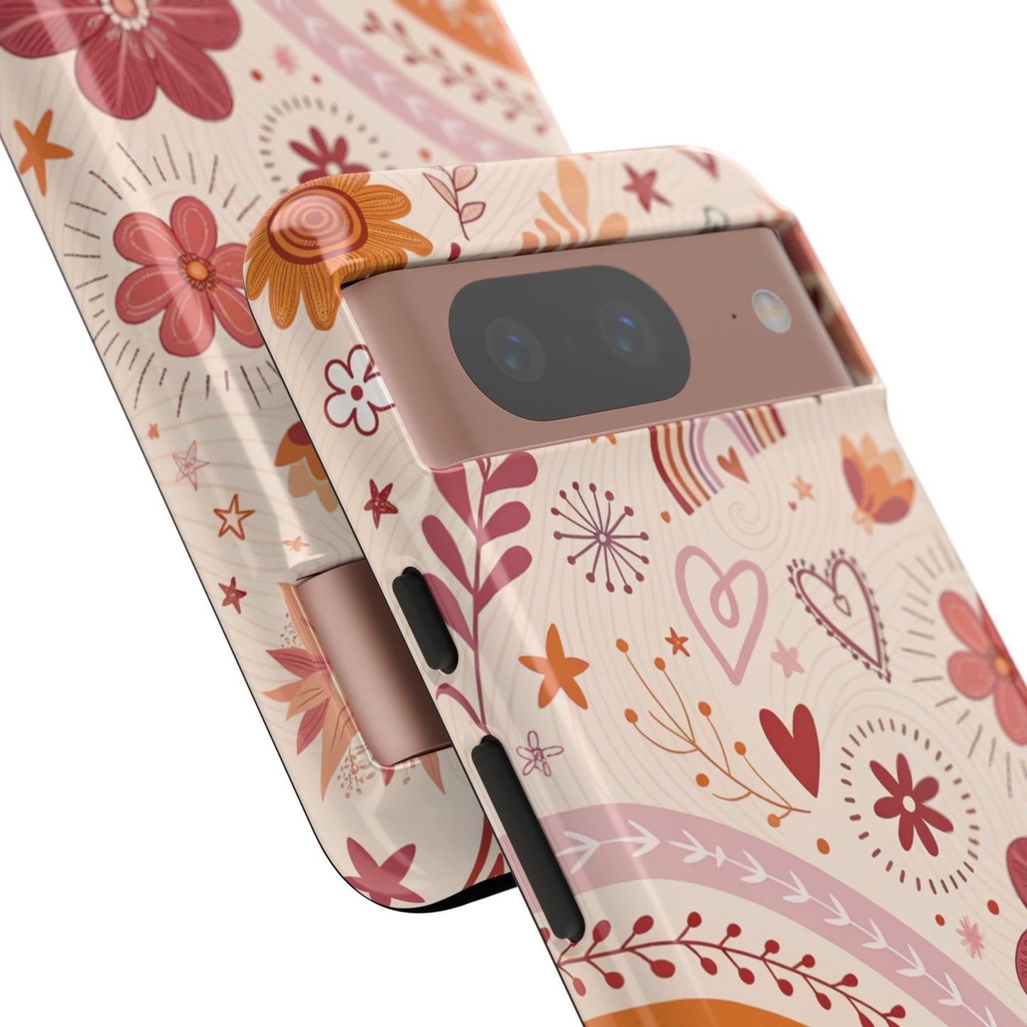 Lesbian Boho Doodle Tough Phone Case