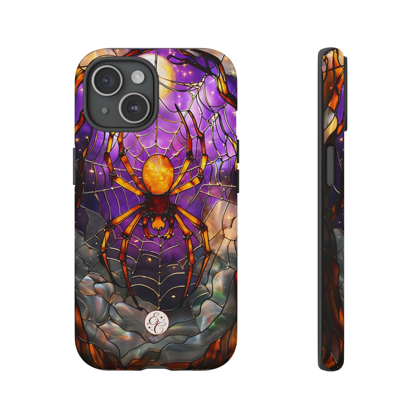 Stained Glass Spider Tough Phone Case