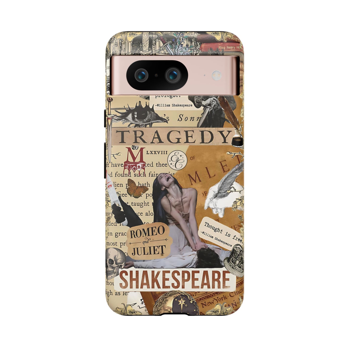 Shakespeare Tragedy Collage Tough Phone Case