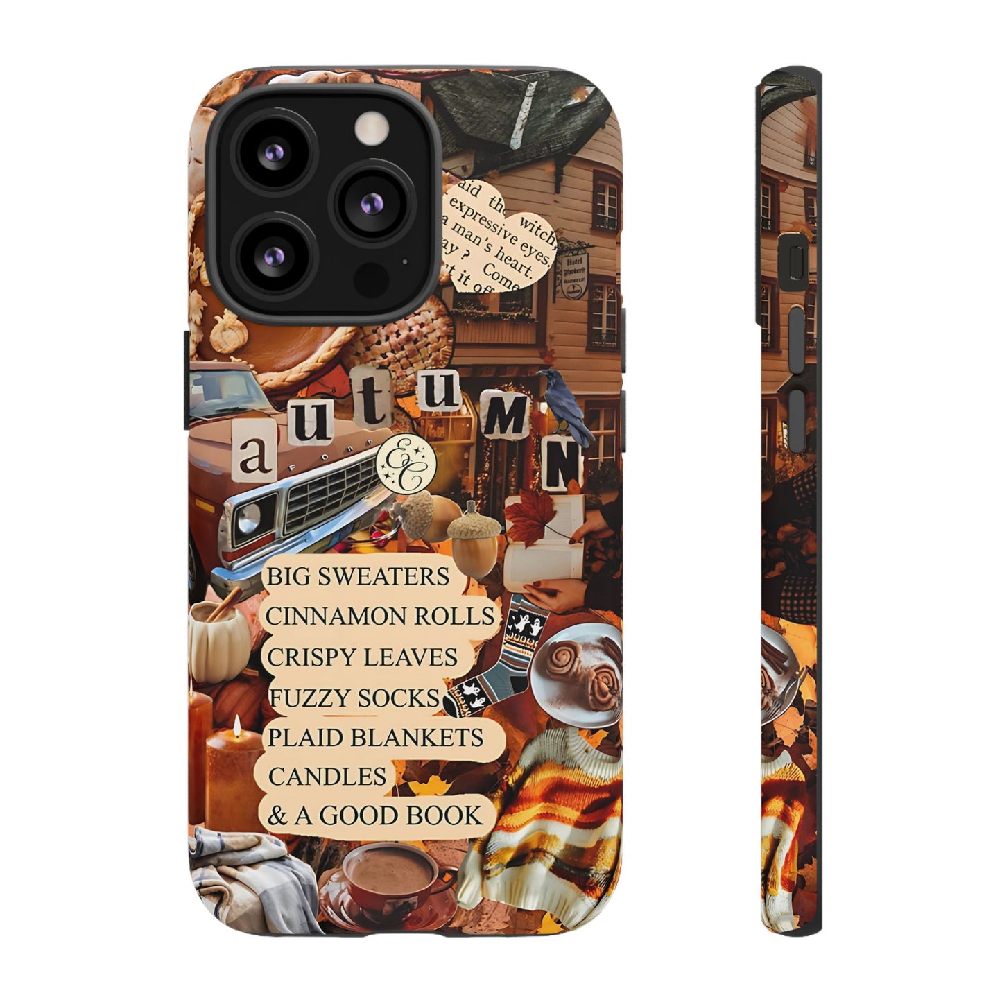 Autumn Aesthetic Collage Tough Phone Case