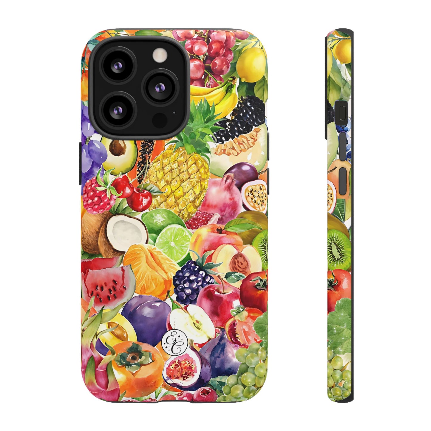 Colorful Fruits Collage Tough Phone Case