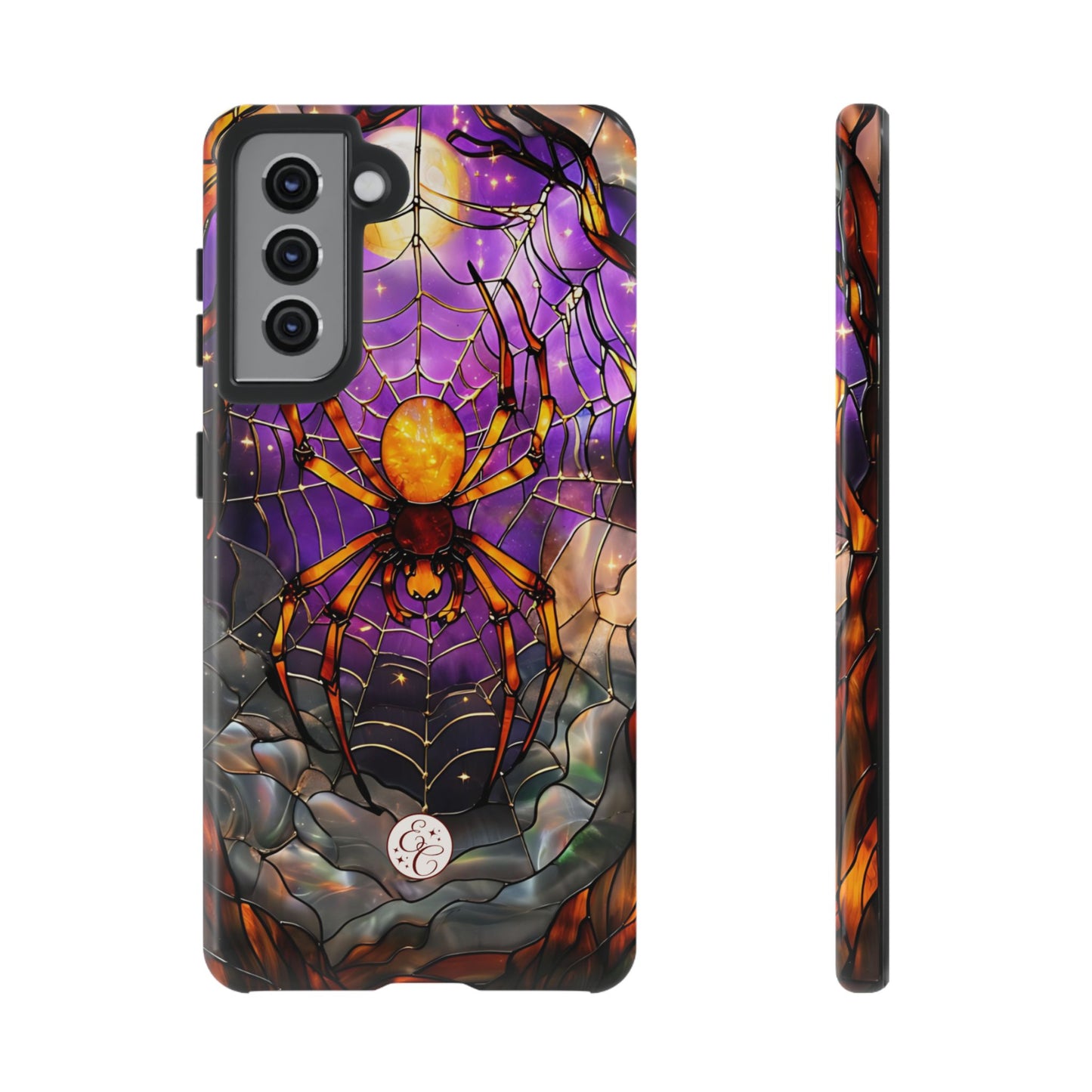 Stained Glass Spider Tough Phone Case