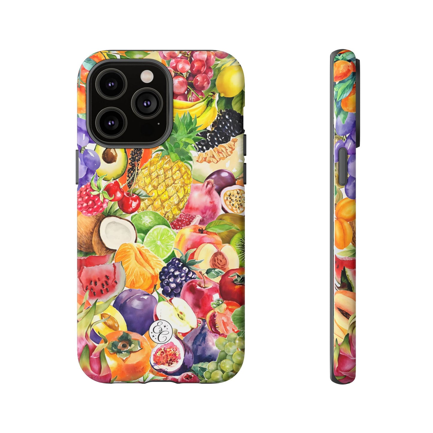 Colorful Fruits Collage Tough Phone Case