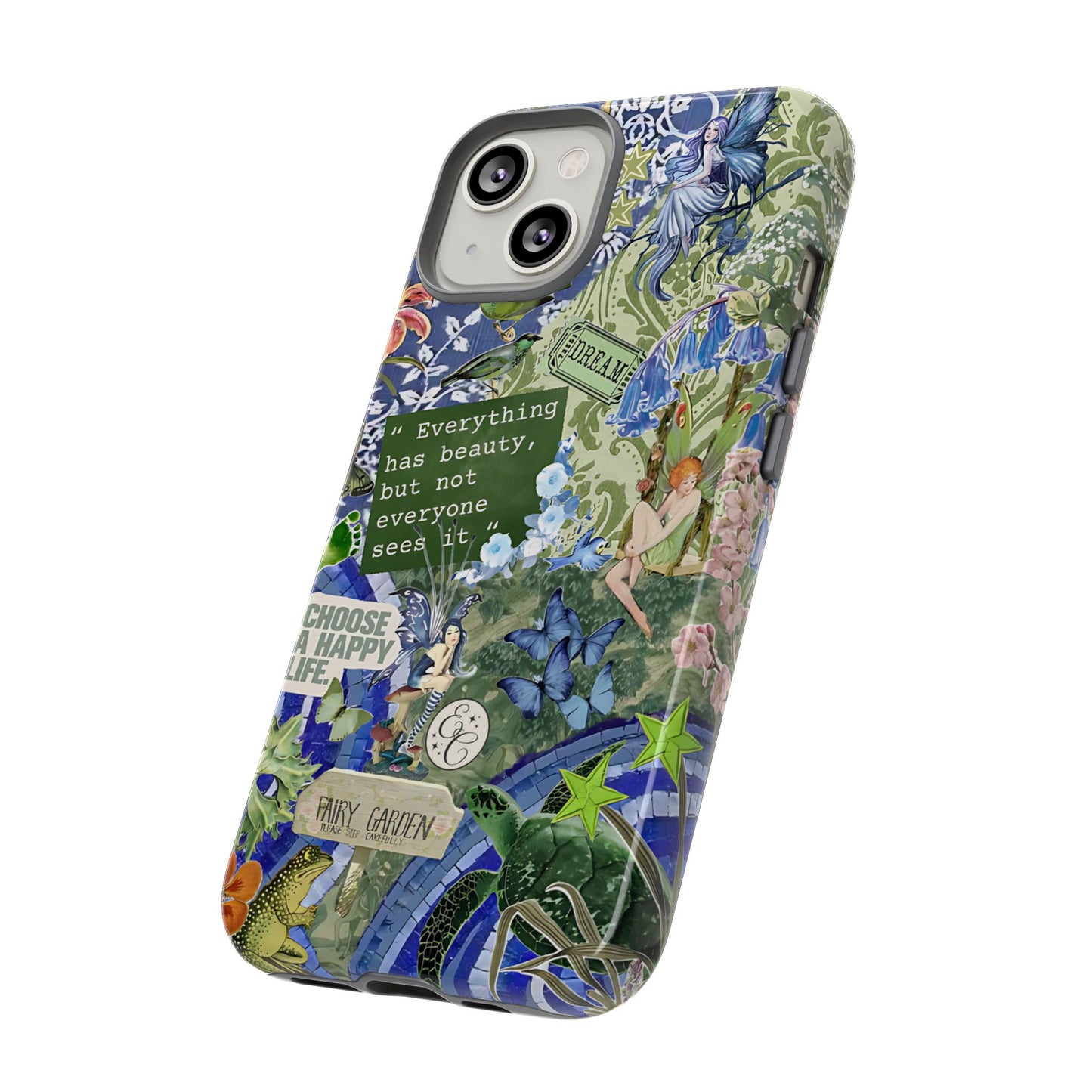 Fairy Garden Collage Tough Phone Case