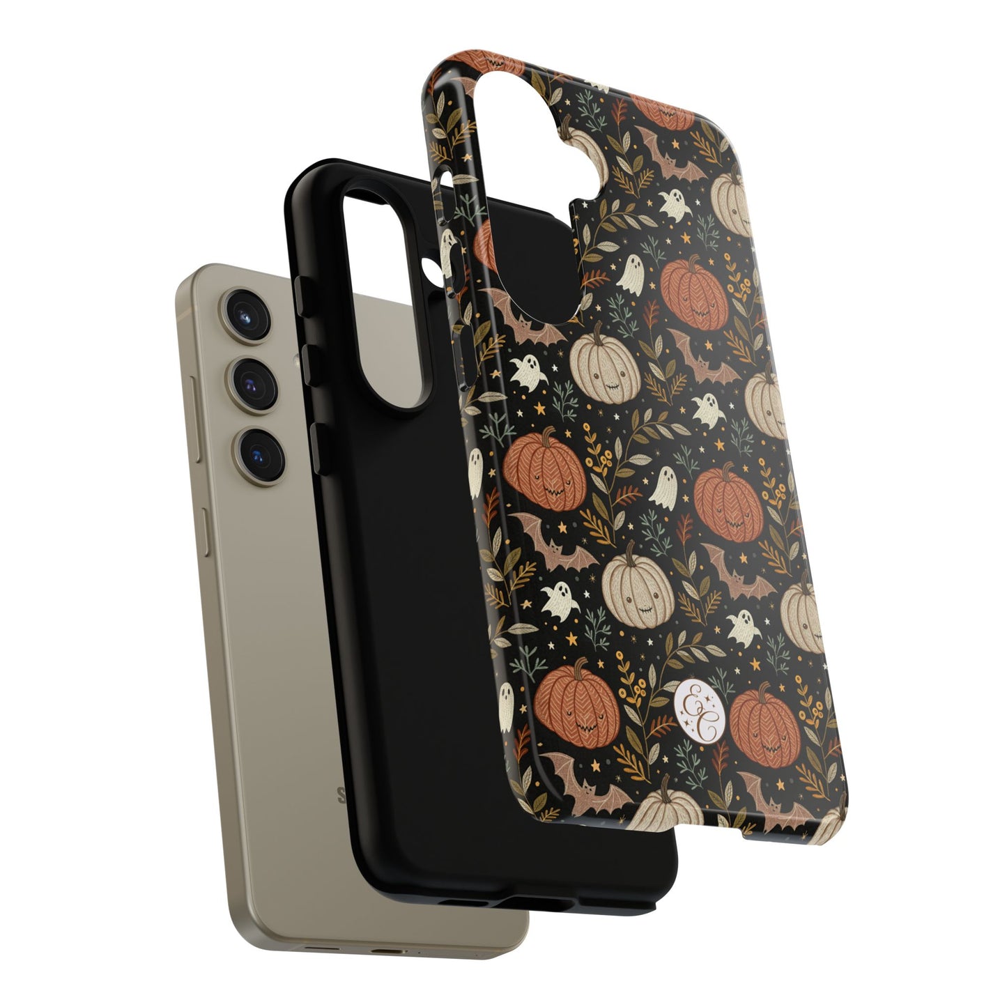Spooky Halloween Boho Pattern Tough Phone Case