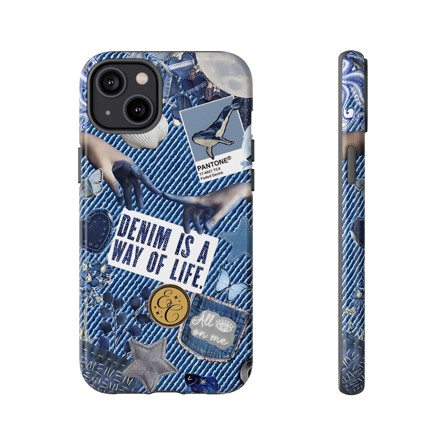 Denim Texture Tough Phone Case