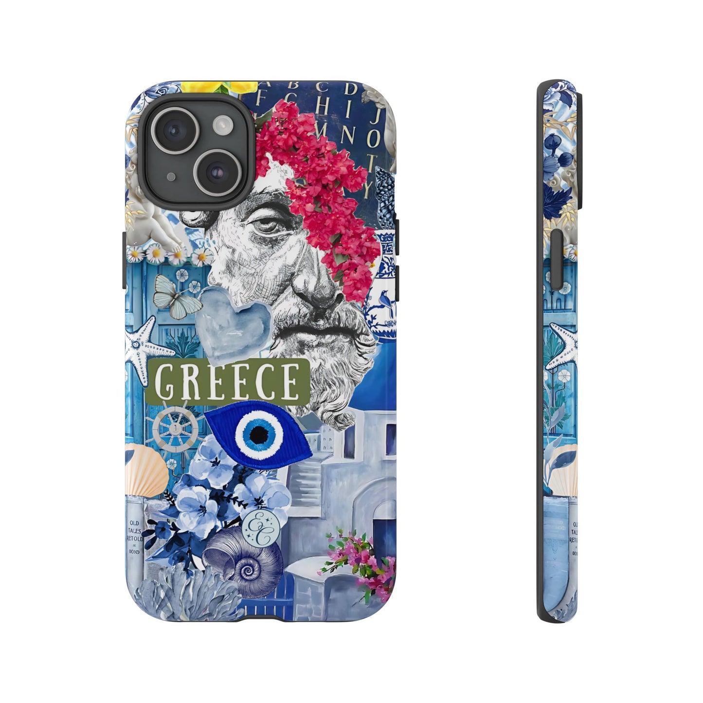 Greek Summer Collage Tough Phone Case