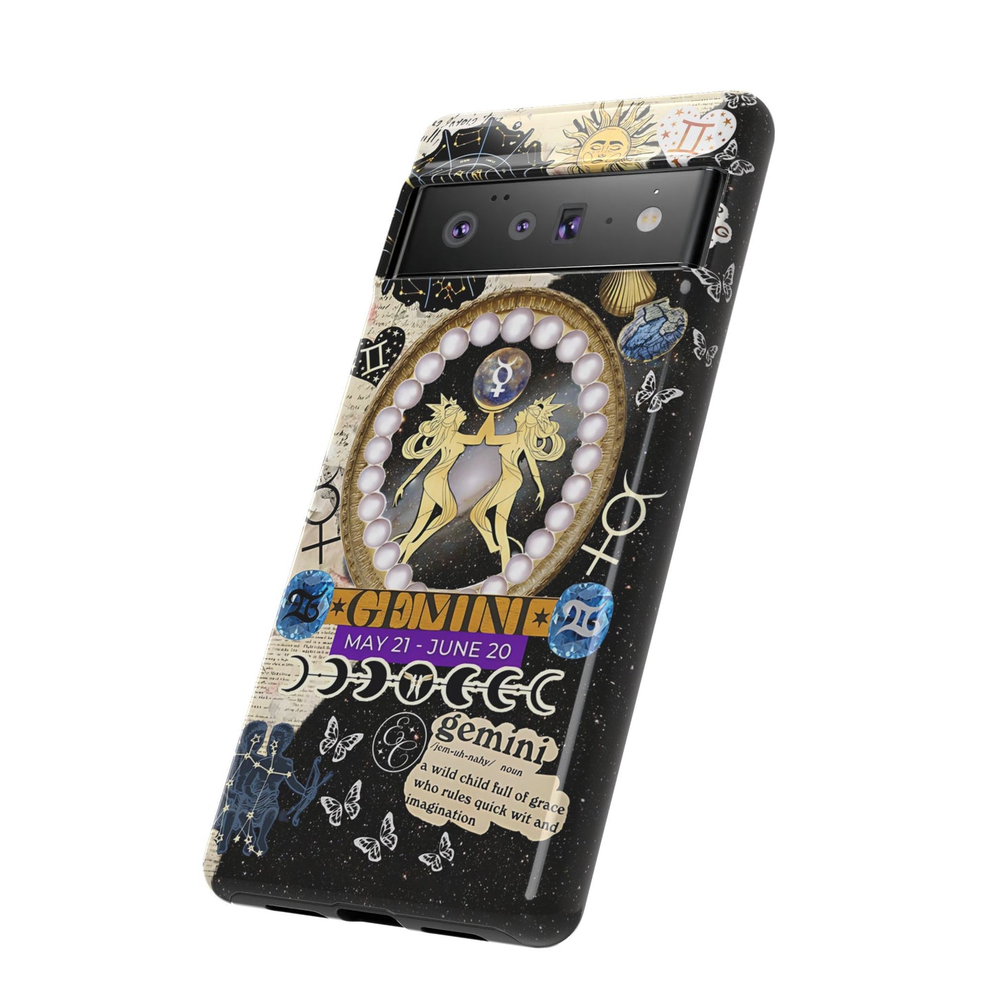 Gemini Zodiac Sign Tough Phone Case