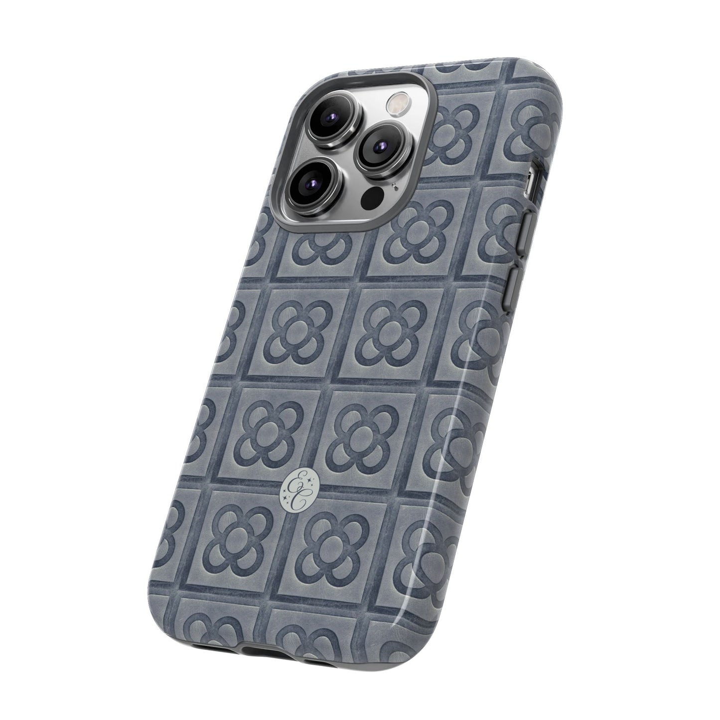 Barcelona Panot Floral Pattern Tough Phone Case