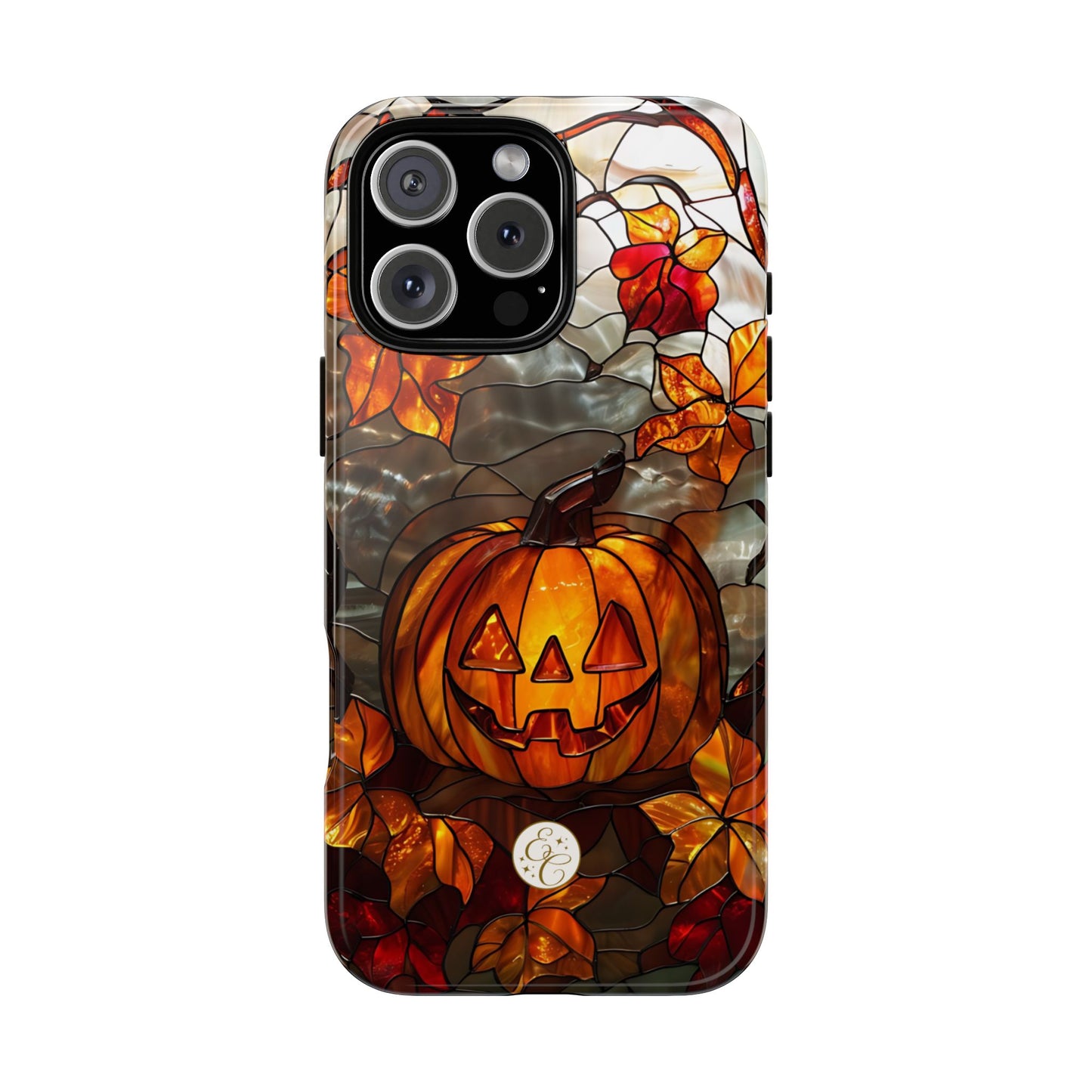 Stained Glass Pumpkin Tough Phone Case