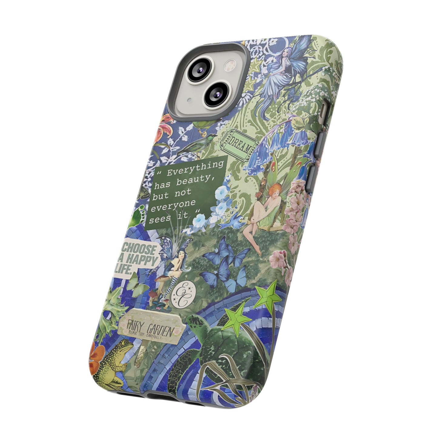 Fairy Garden Collage Tough Phone Case