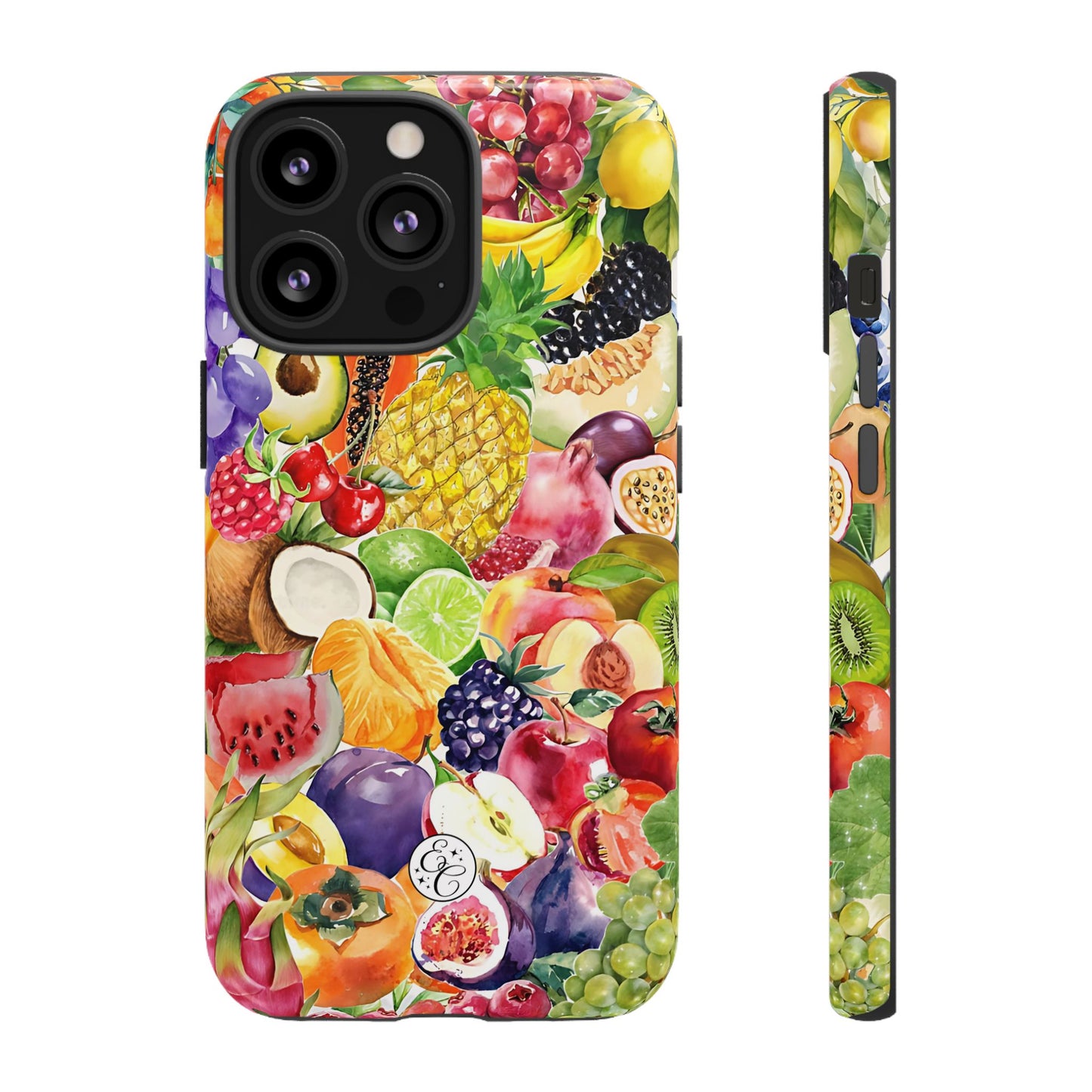 Colorful Fruits Collage Tough Phone Case