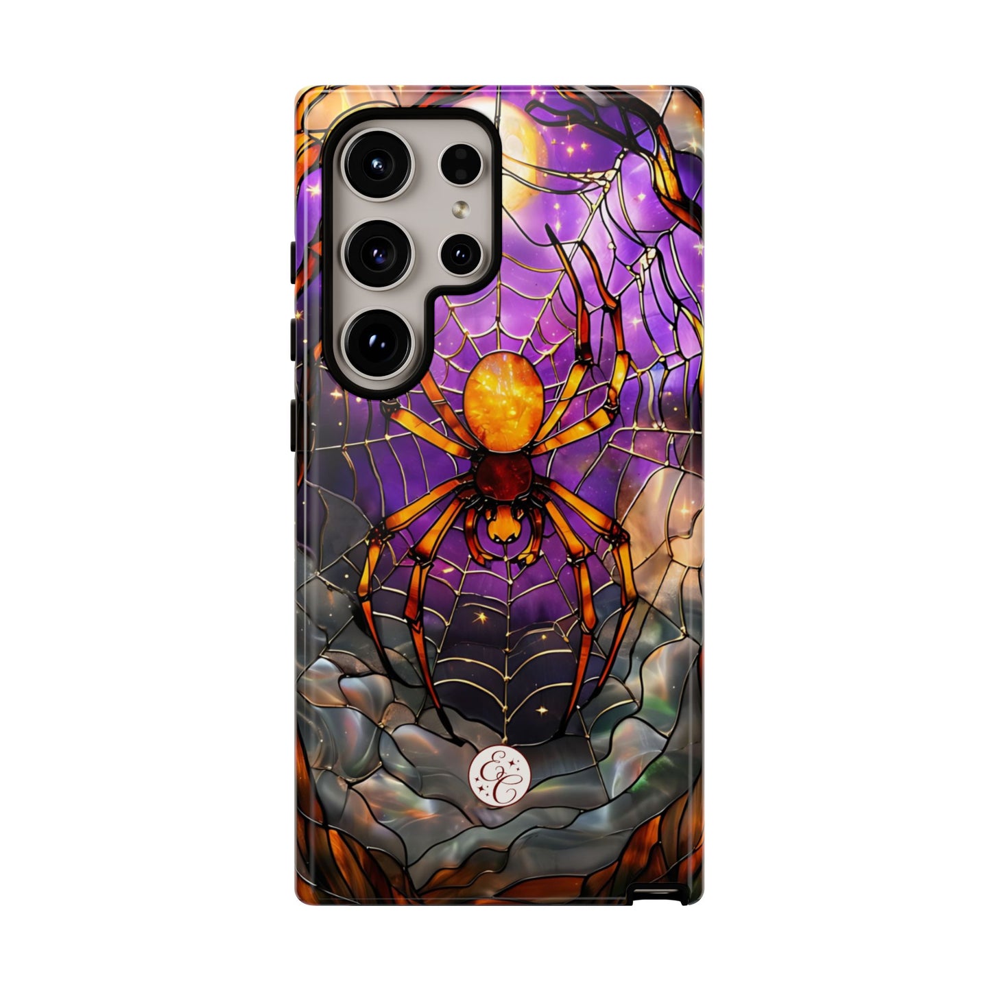 Stained Glass Spider Tough Phone Case