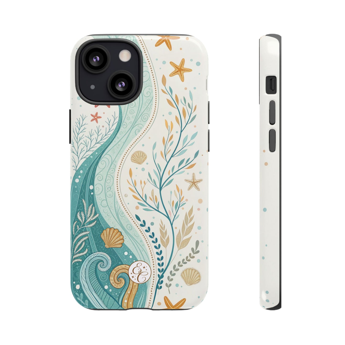 Ocean Boho Doodle Tough Phone Case