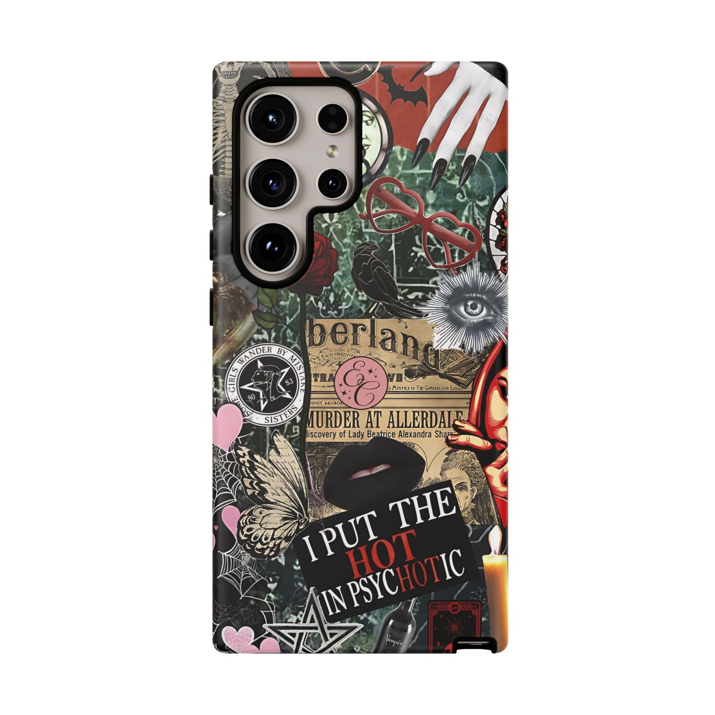 Gothic Collage Tough Phone Case