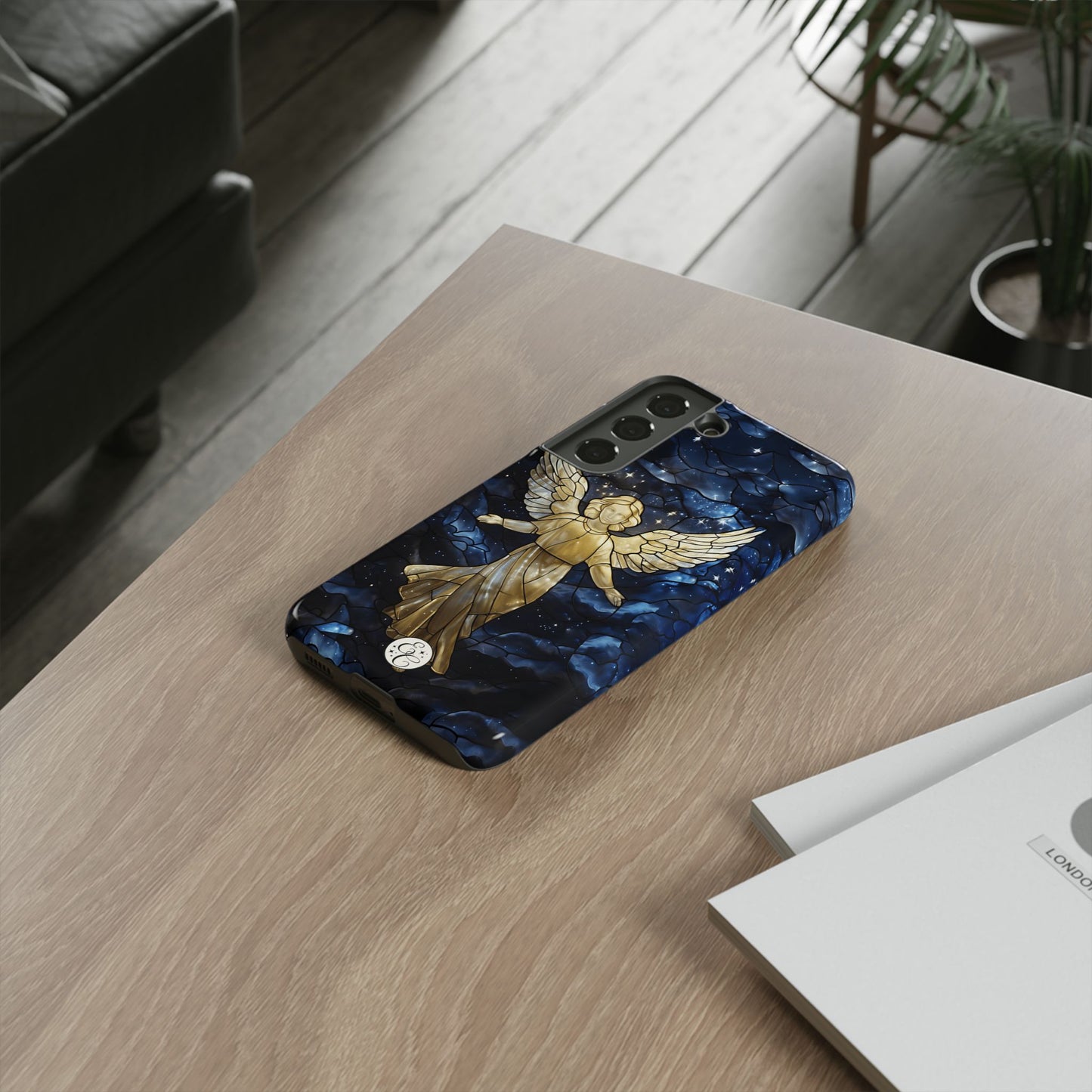 Guardian Angel Stained Glass Tough Phone Case