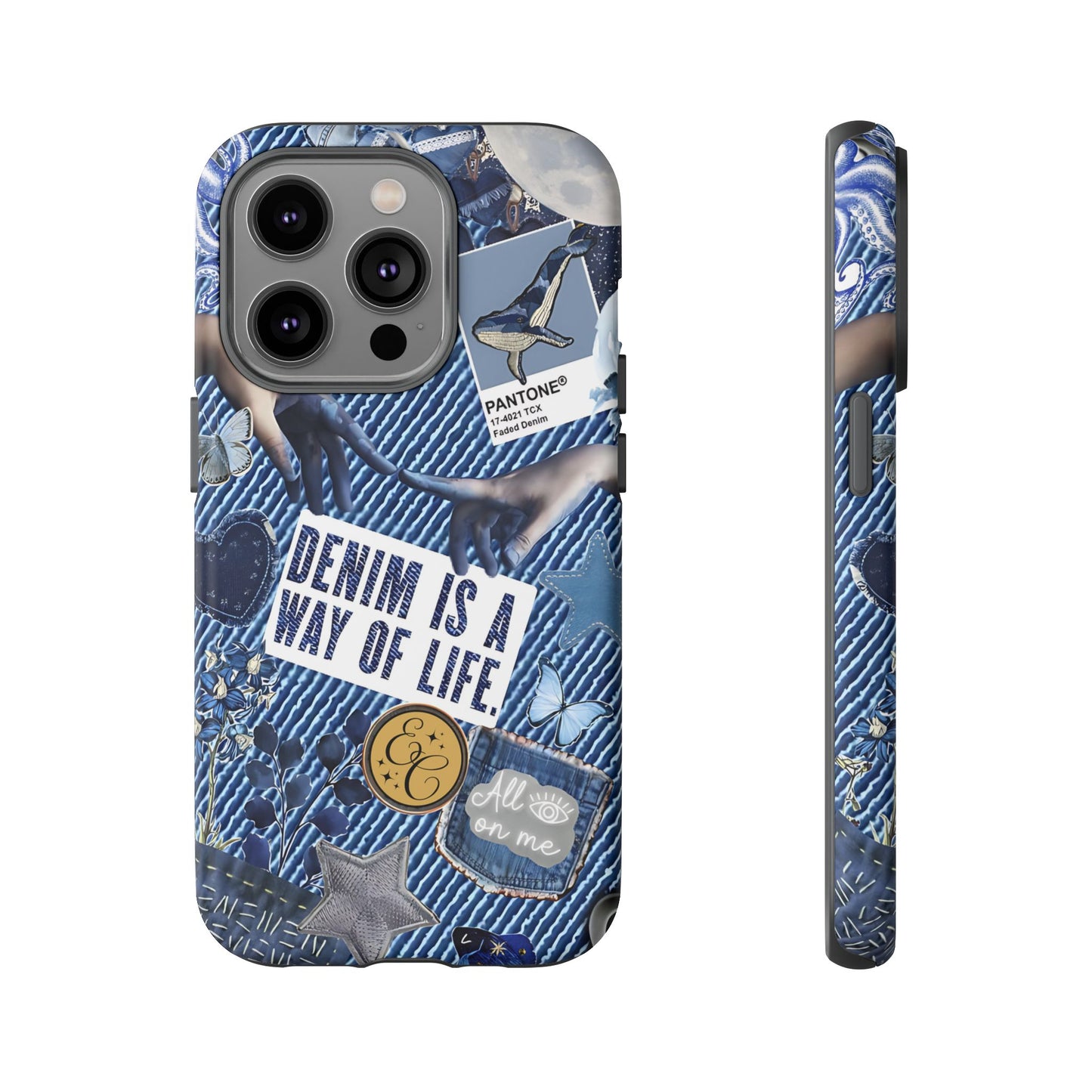 Denim Texture Tough Phone Case