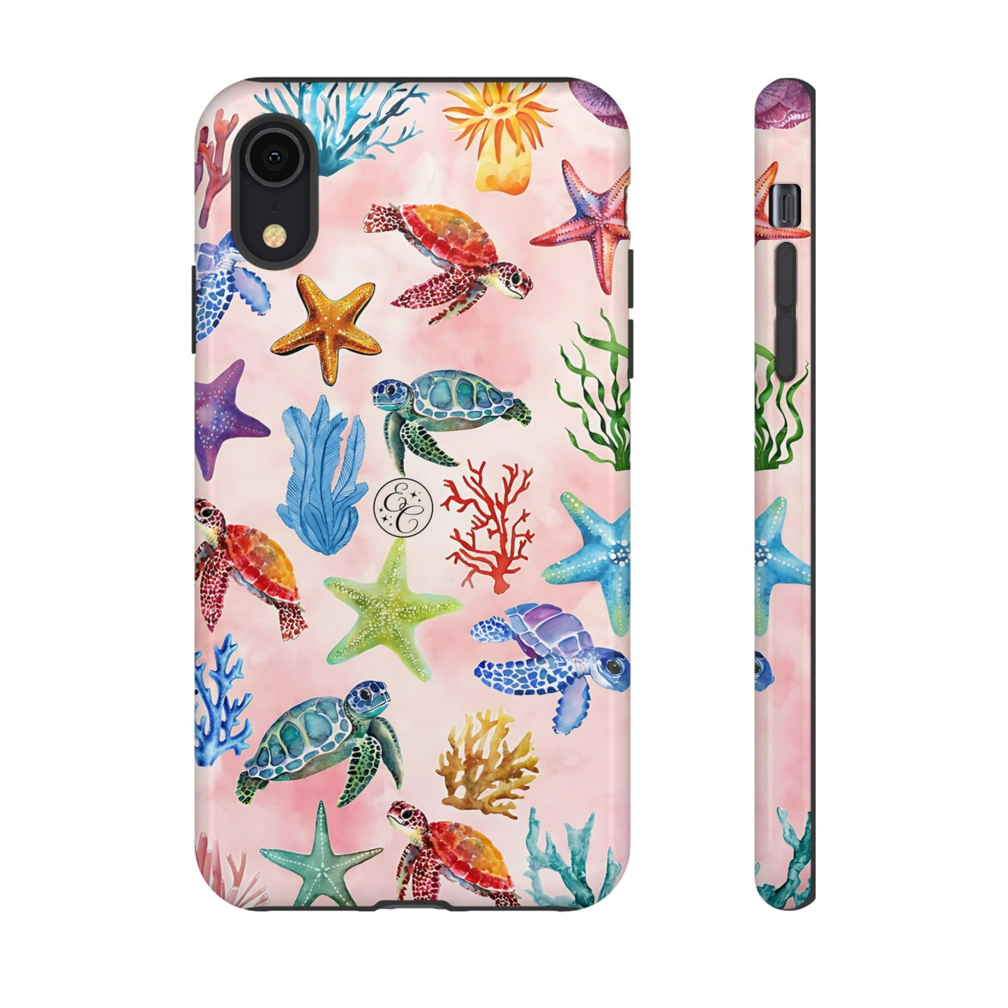 Colorful Marine Life Tough Phone Case